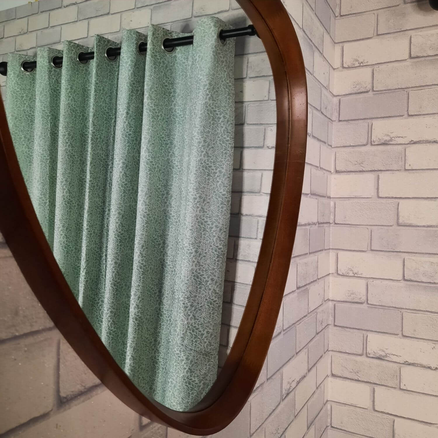 The Home Collection Acanthus Eyelit Curtains - 90x90&