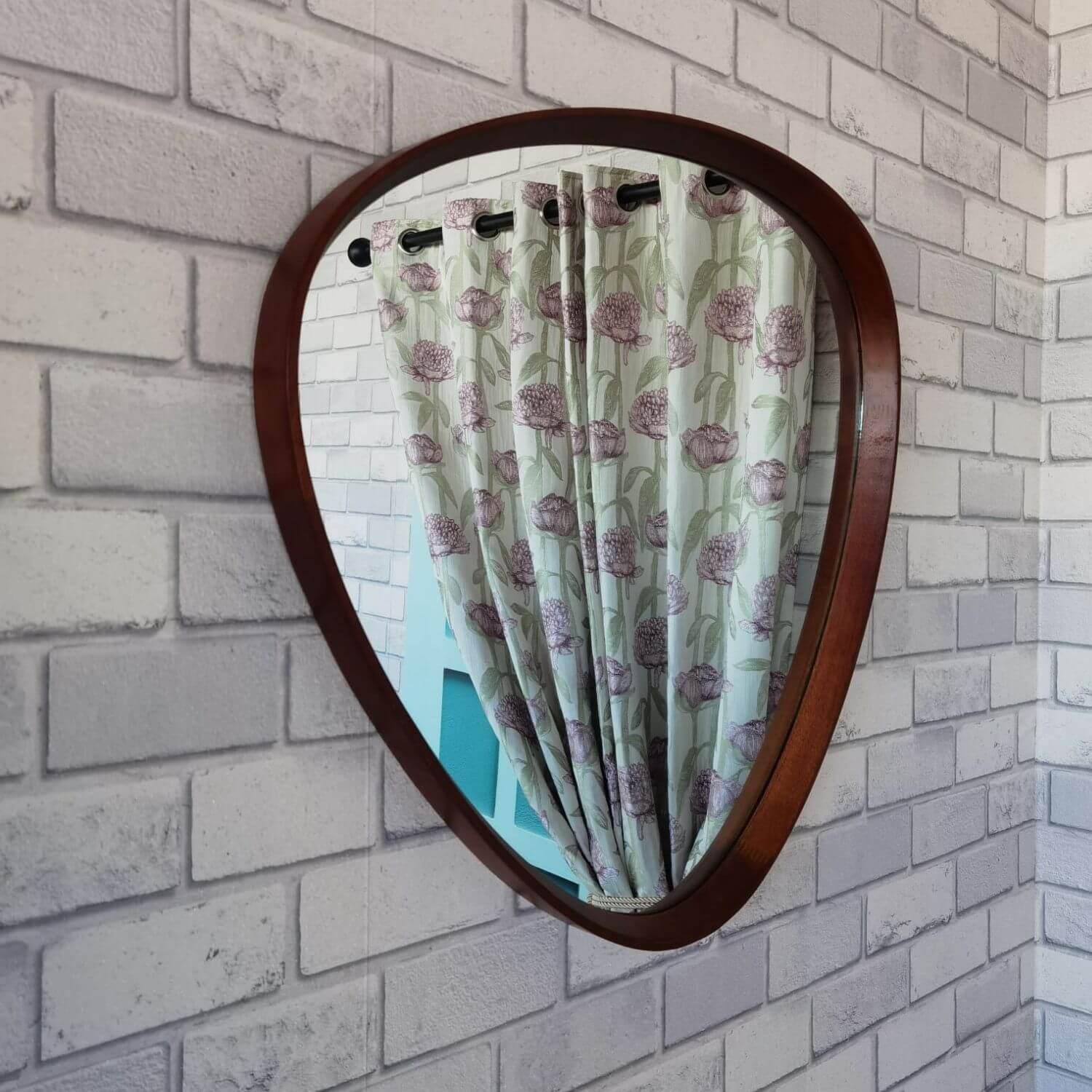 The Home Collection Floriana Curtains - 90x90&