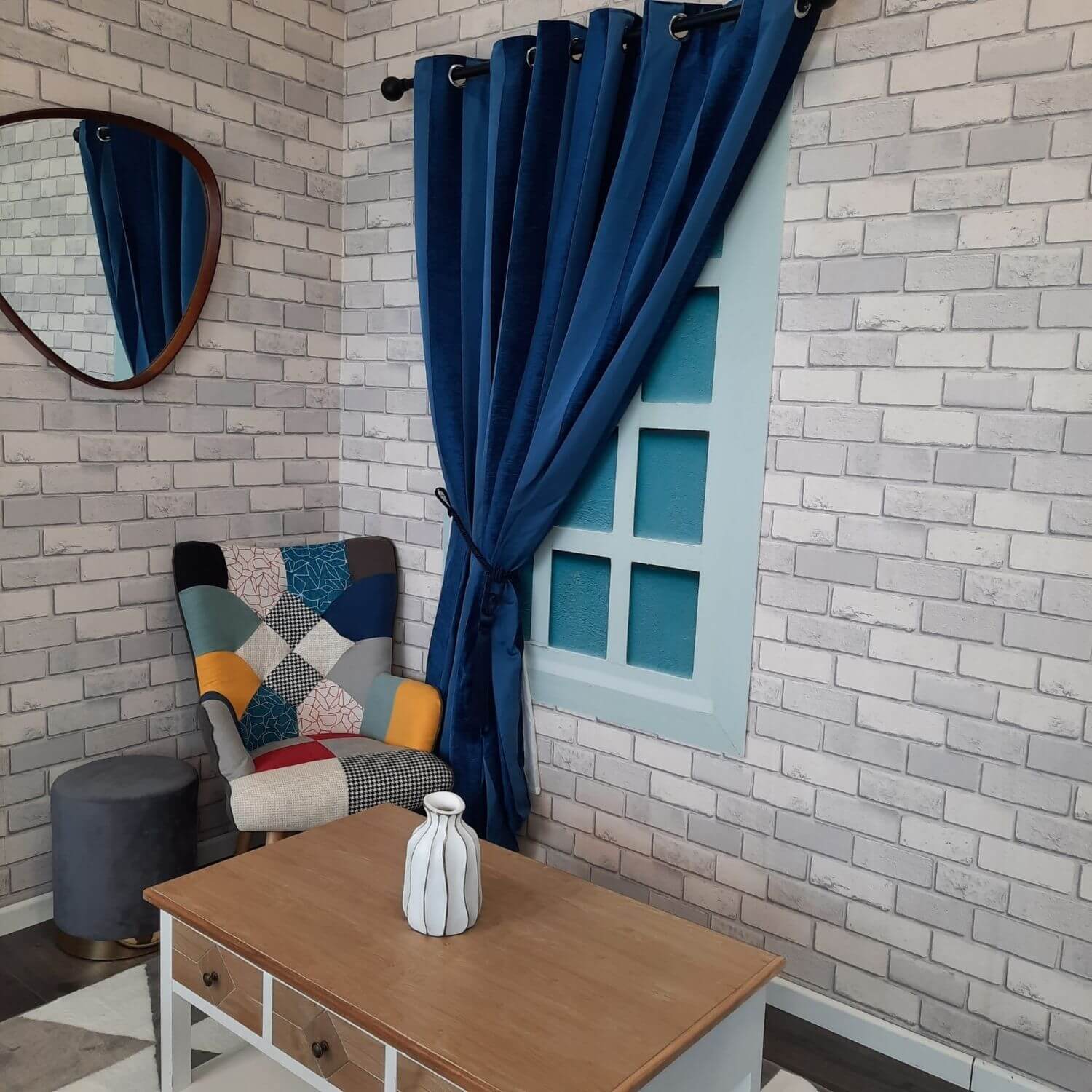 The Home Collection Microfibre Lined Curtains - 90x90&