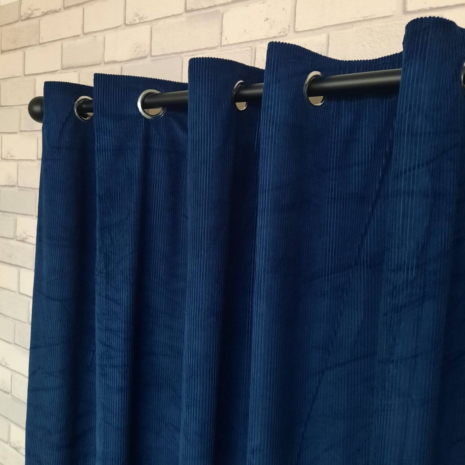 The Home Collection Ribbed Chenille Curtains - 90x90&