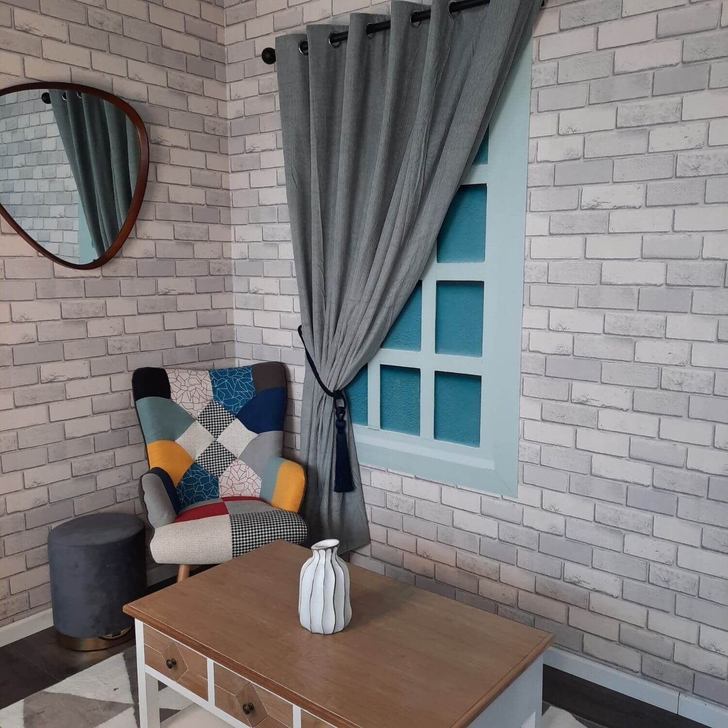 The Home Collection Ribbed Chenille Curtains - 90x90&