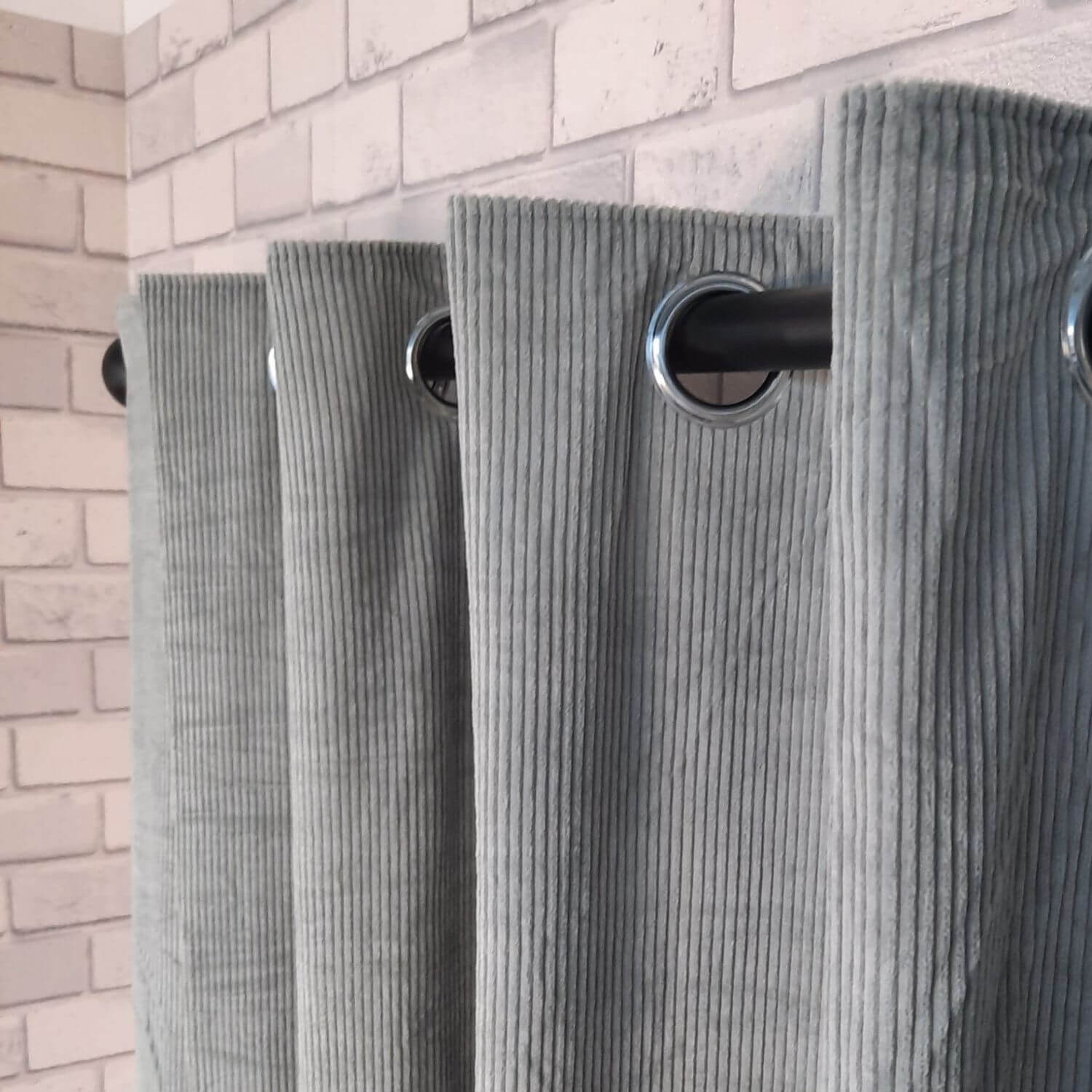 The Home Collection Ribbed Chenille Curtains - 90x90&