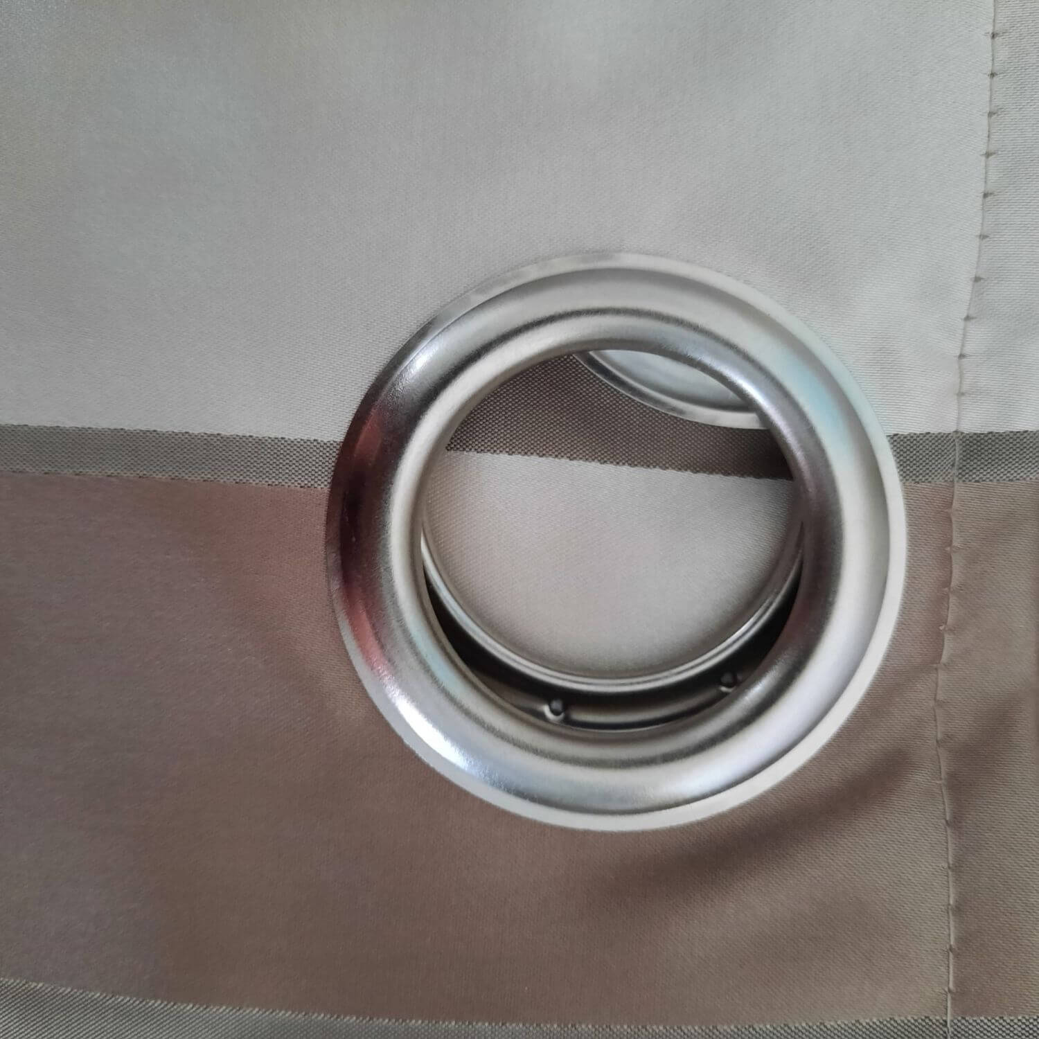 The Home Collection Satin Stripe Curtains - 90x90&