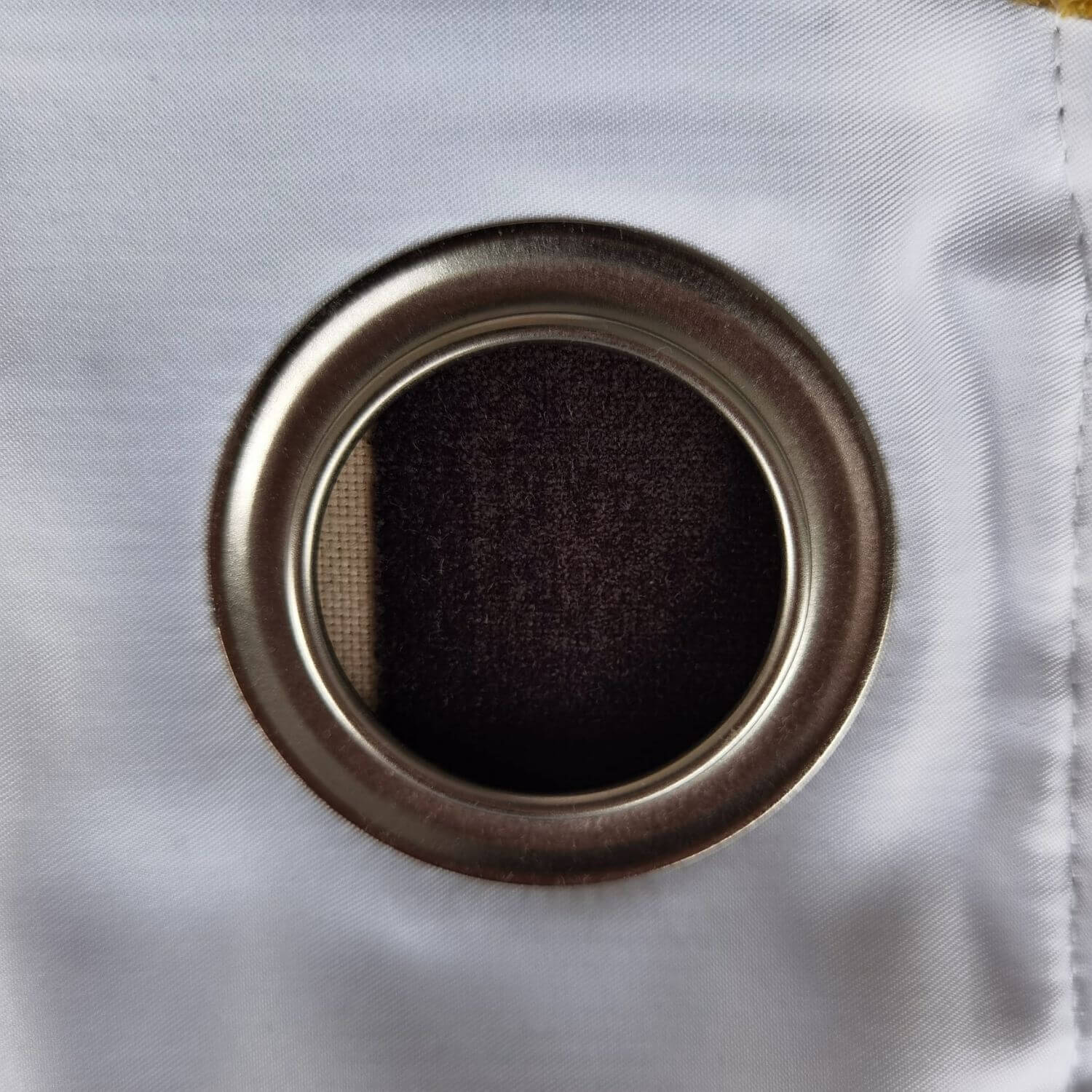 The Home Collection Stripe Velvet Curtains 90" x 90" - Ochre & Black 5 Shaws Department Stores