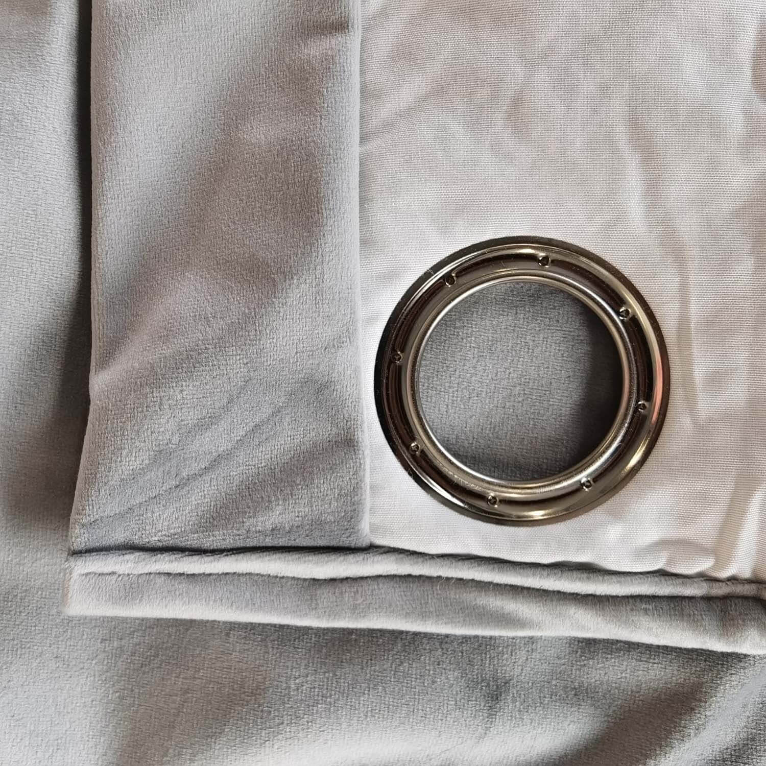 The Home Collection Elegance Readymade Interlined Curtains - Grey 6 Shaws Department Stores