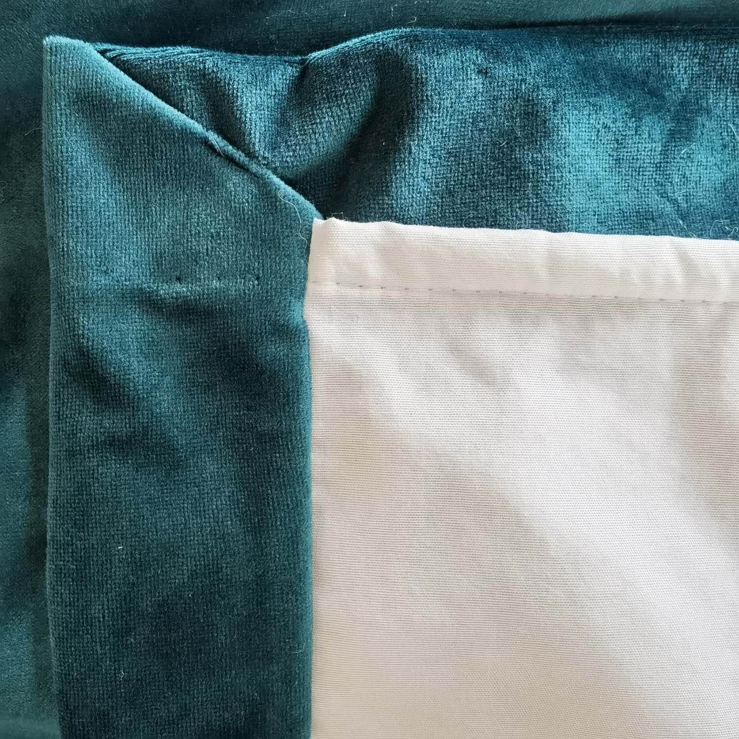 The Home Collection Elegance Readymade Interlined Curtains - Marine 4 Shaws Department Stores