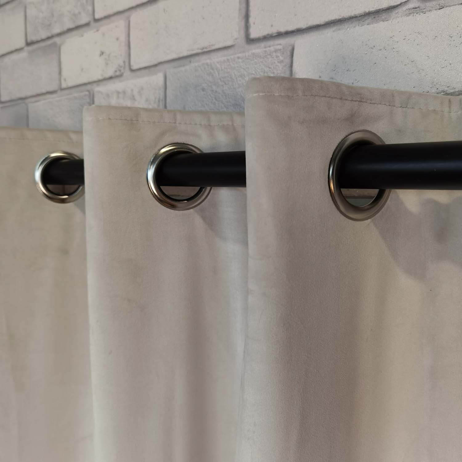 The Home Collection Elegance Readymade Interlined Curtains - Sand 3 Shaws Department Stores