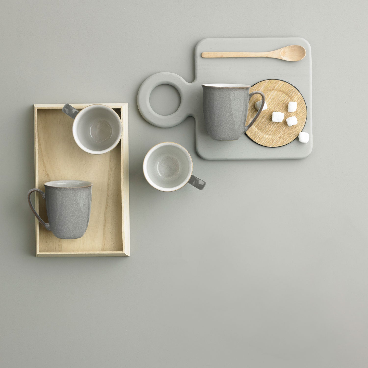 Denby Elements Coffee Beaker - Light Grey 4 Shaws Department Stores