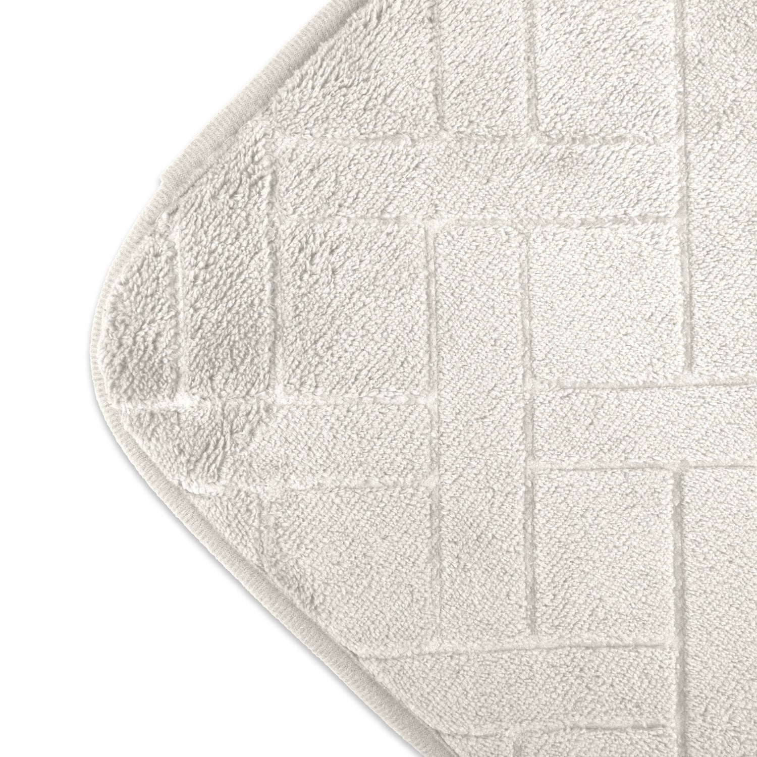 Emma Barclay Matrix Embossed Foam Bath Mat - Natural 2 Shaws Department Stores