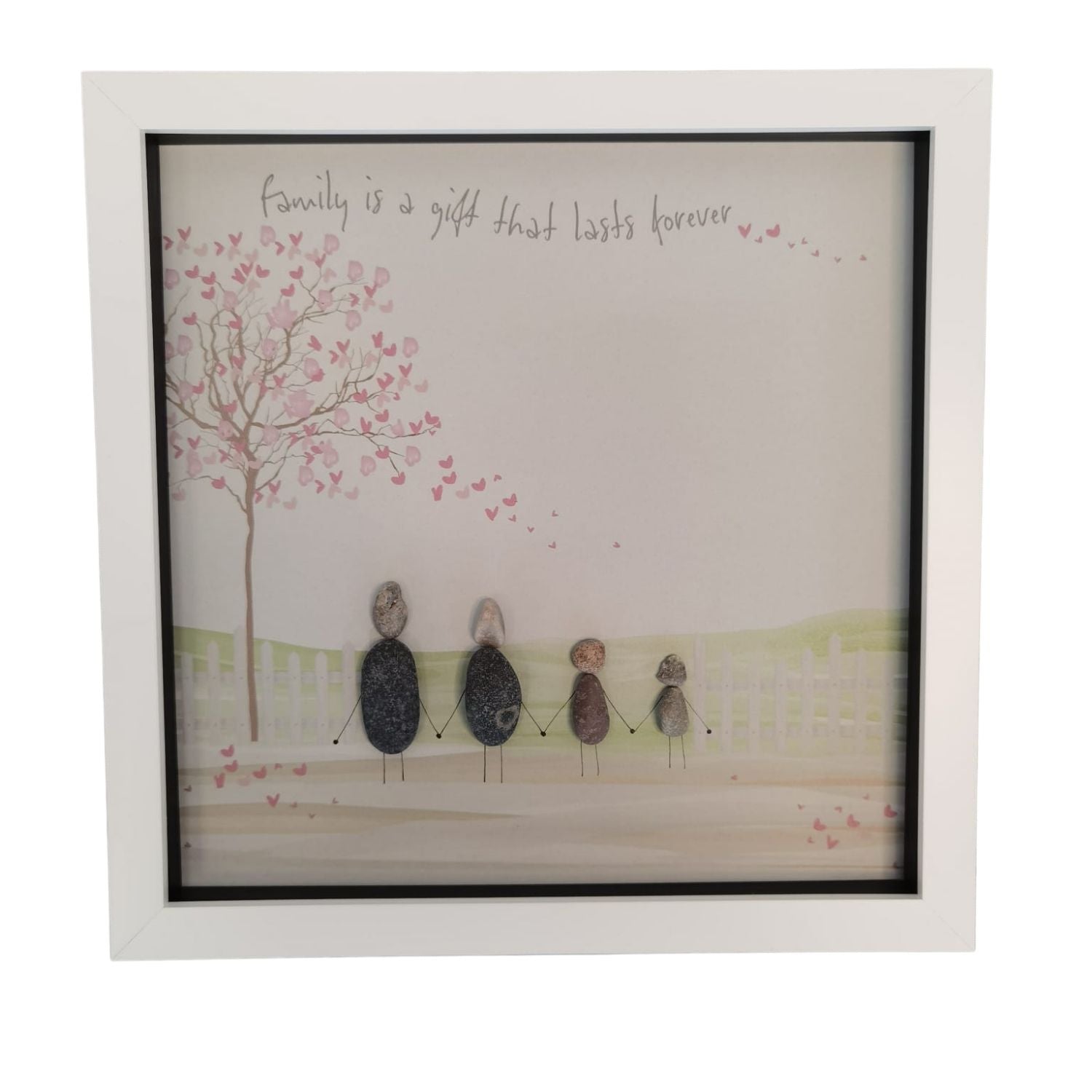 La De Da Family Is A Gift - 27.5cm - White 1 Shaws Department Stores