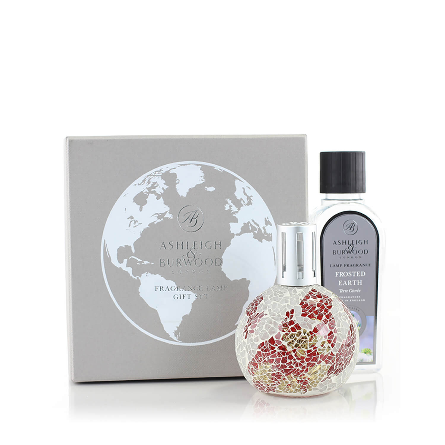 Ashleigh & Burwood Lamp Gift Set - Earths Magma & Frosted Earth 1 Shaws Department Stores