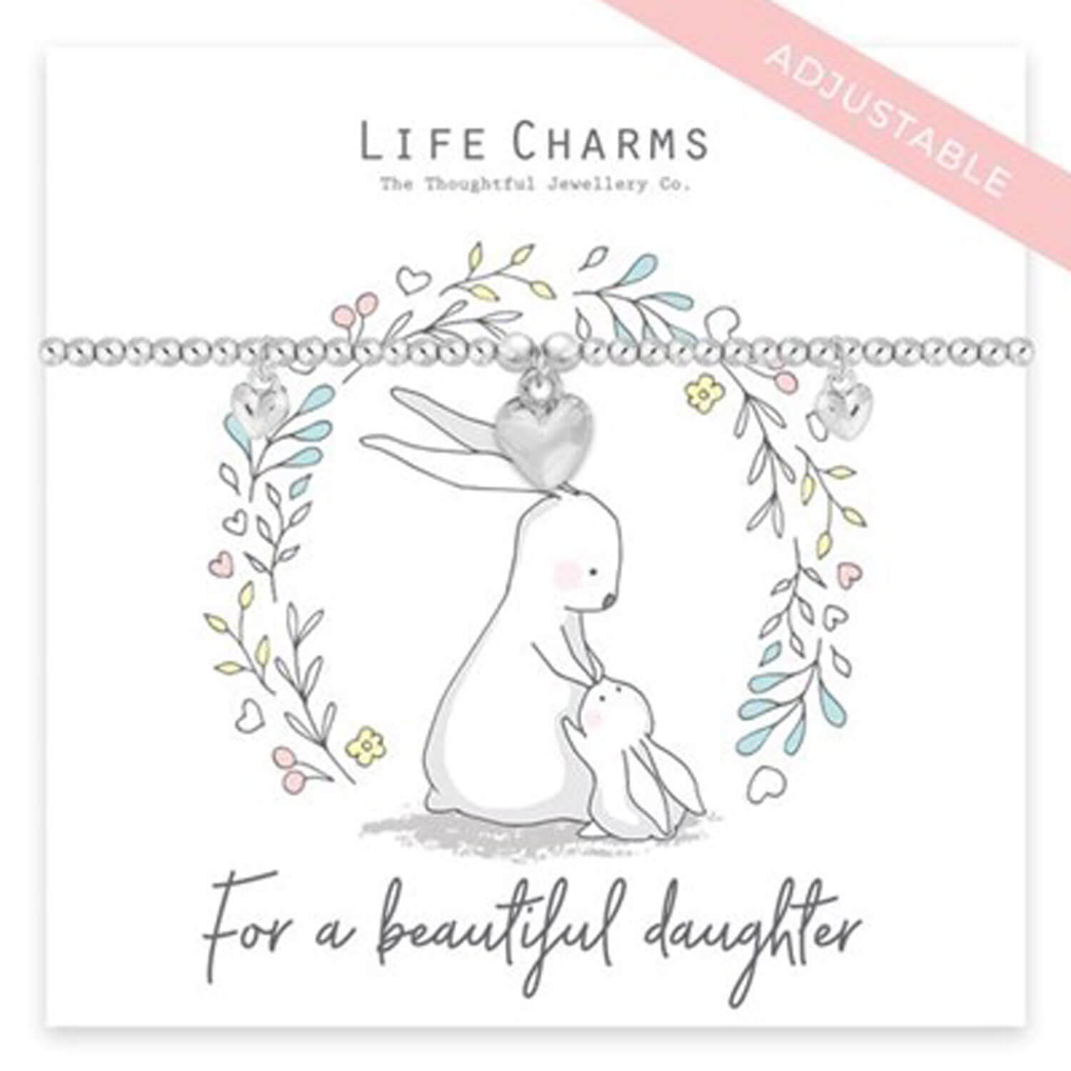 Life Charms Beautiful Daughter - Silver 2 Shaws Department Stores
