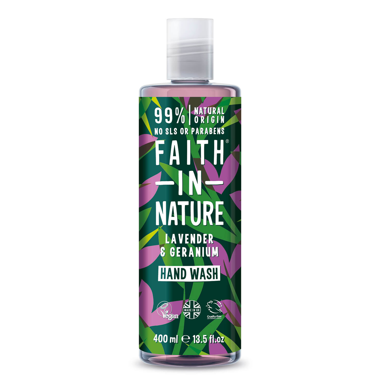 Faith In Nature Lavendar & Geranium Hand Wash - 400ml 1 Shaws Department Stores