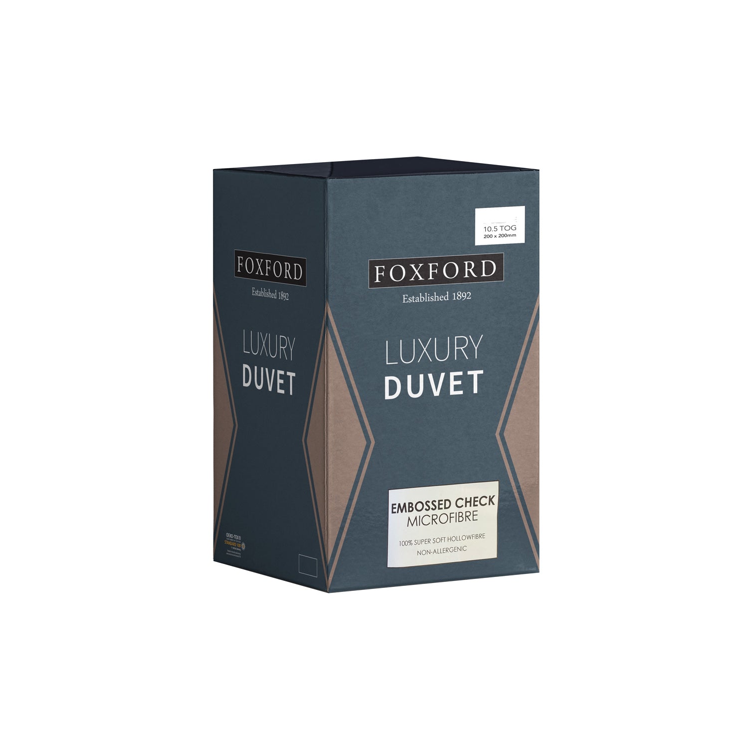 Foxford Embossed Luxury Duvet 10.5 Tog - King Size 1 Shaws Department Stores