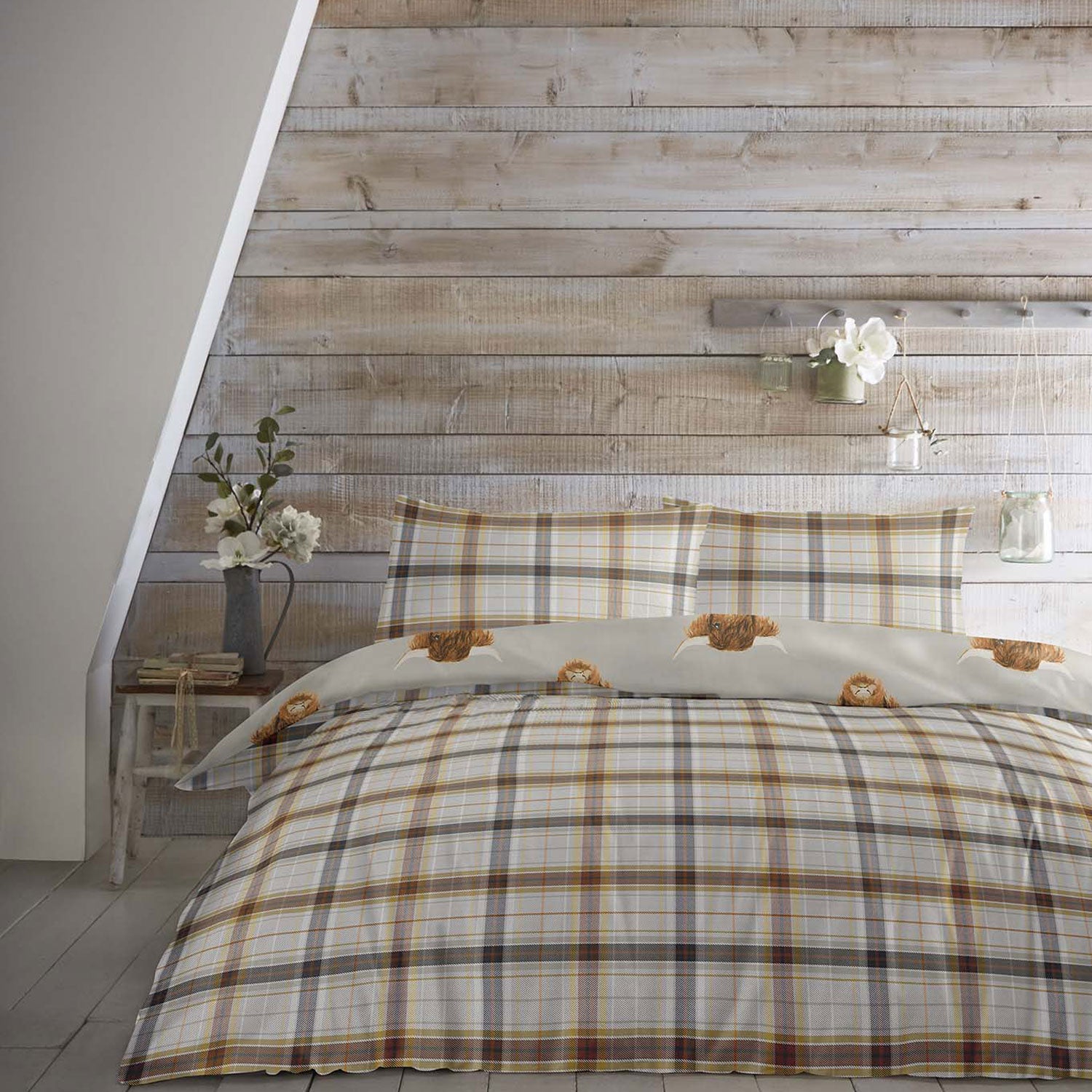 Fusion Highland Cow Duvet Cover Set 2 Shaws Department Stores