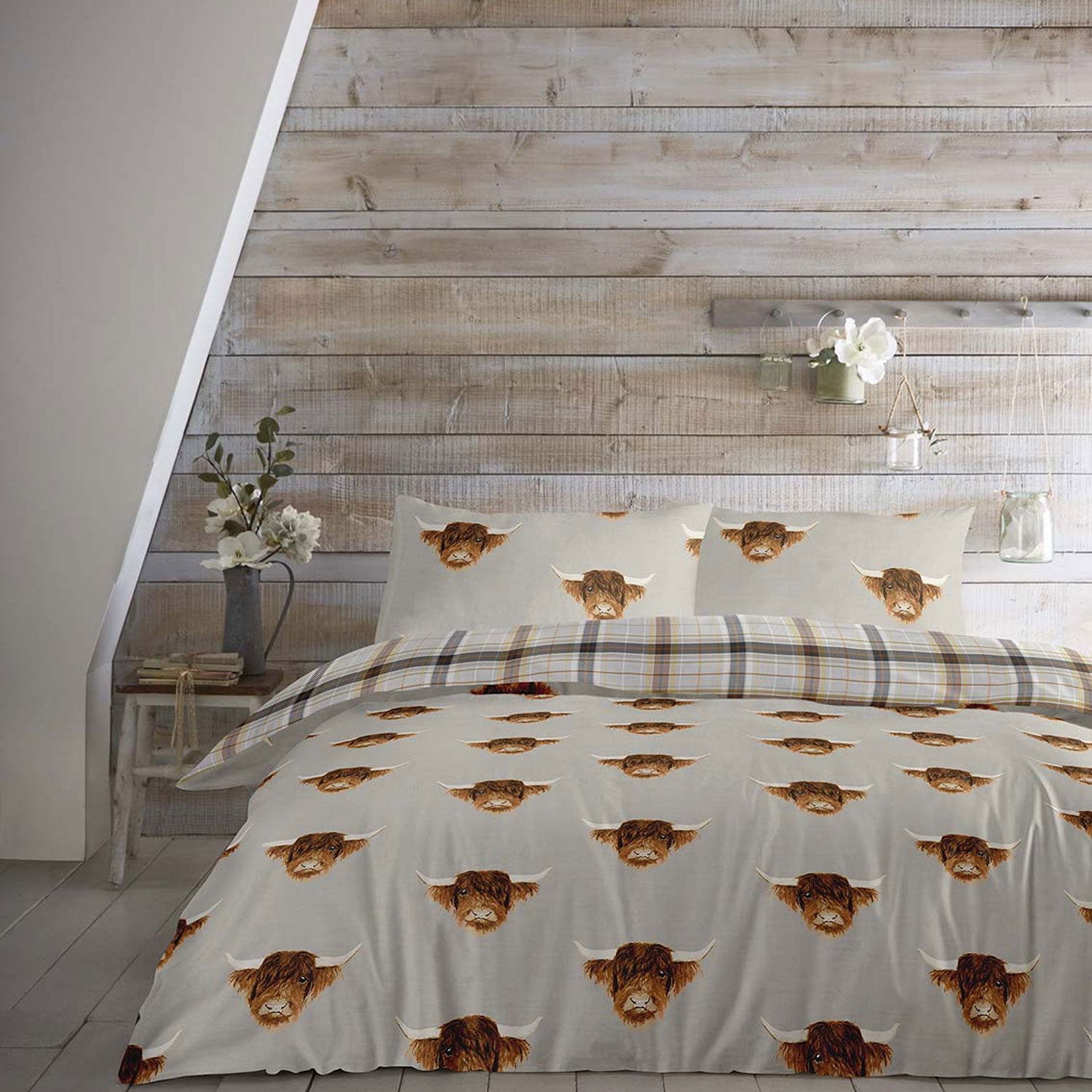 Fusion Highland Cow Duvet Cover Set 1 Shaws Department Stores