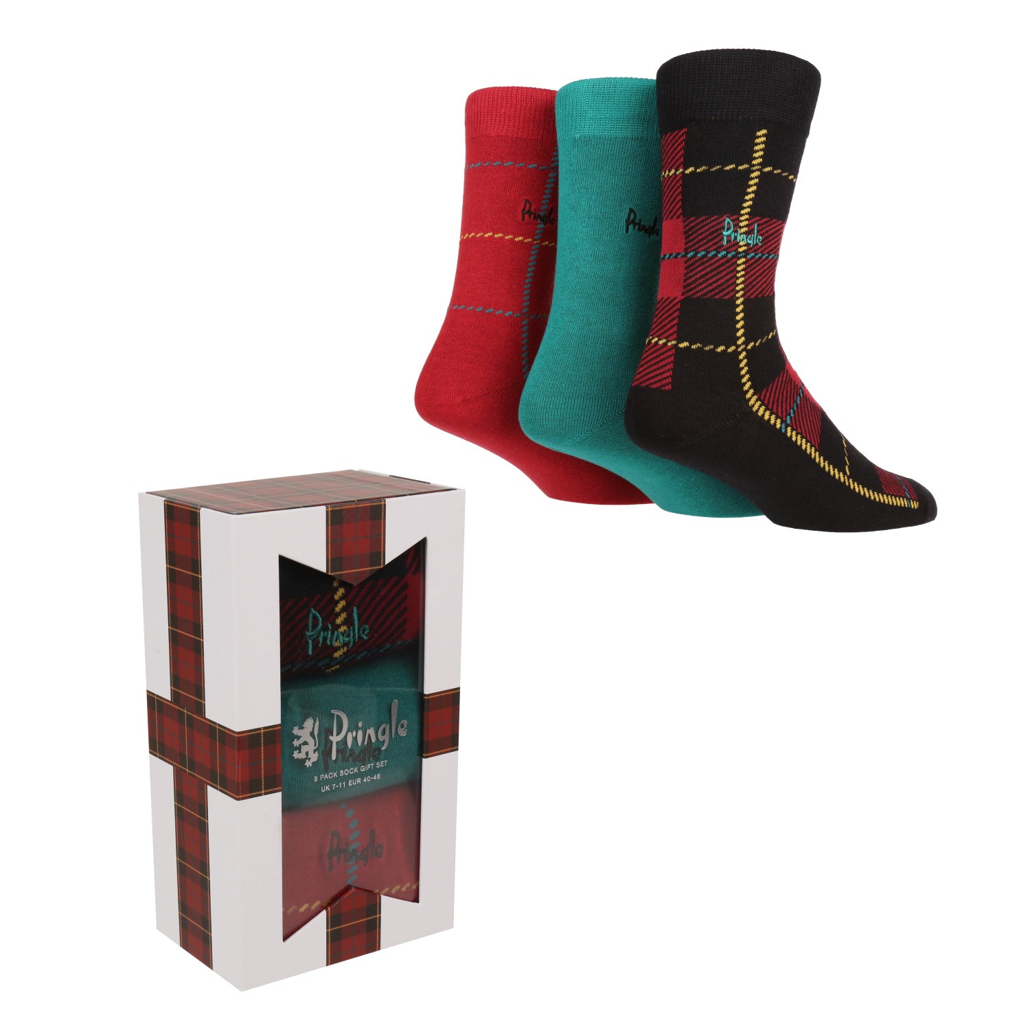Pringle Boxed Socks - Grey 1 Shaws Department Stores
