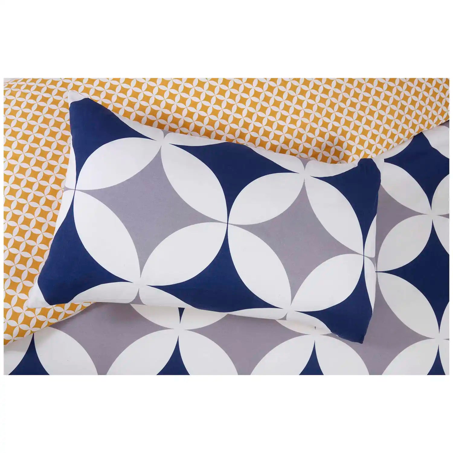 The Home Bedroom Geo Blue Duvet Cover Set 2 Shaws Department Stores
