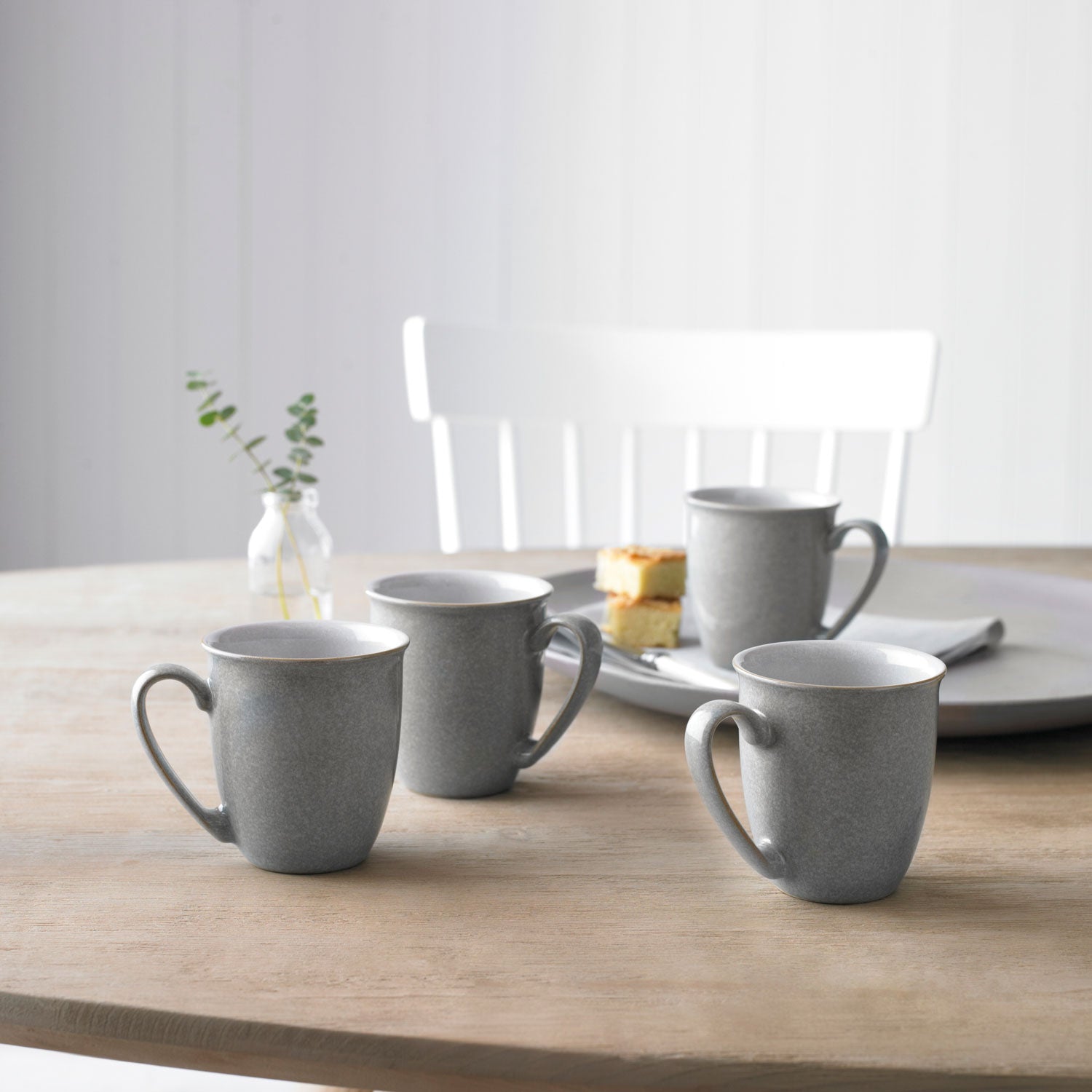 Denby Elements Coffee Beaker - Light Grey 3 Shaws Department Stores