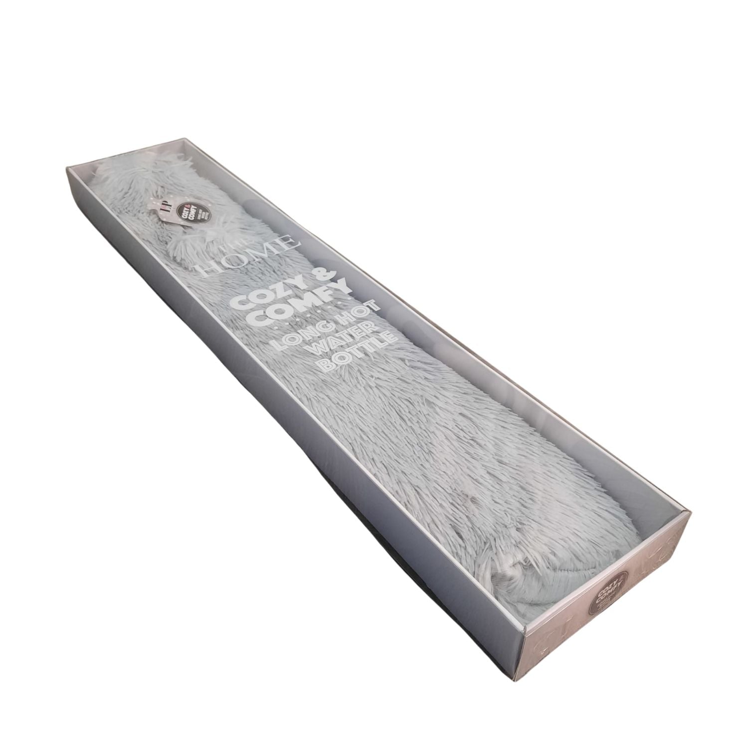 The Home Bedroom Cosy Long Hot Water Bottle - Light Grey 1 Shaws Department Stores