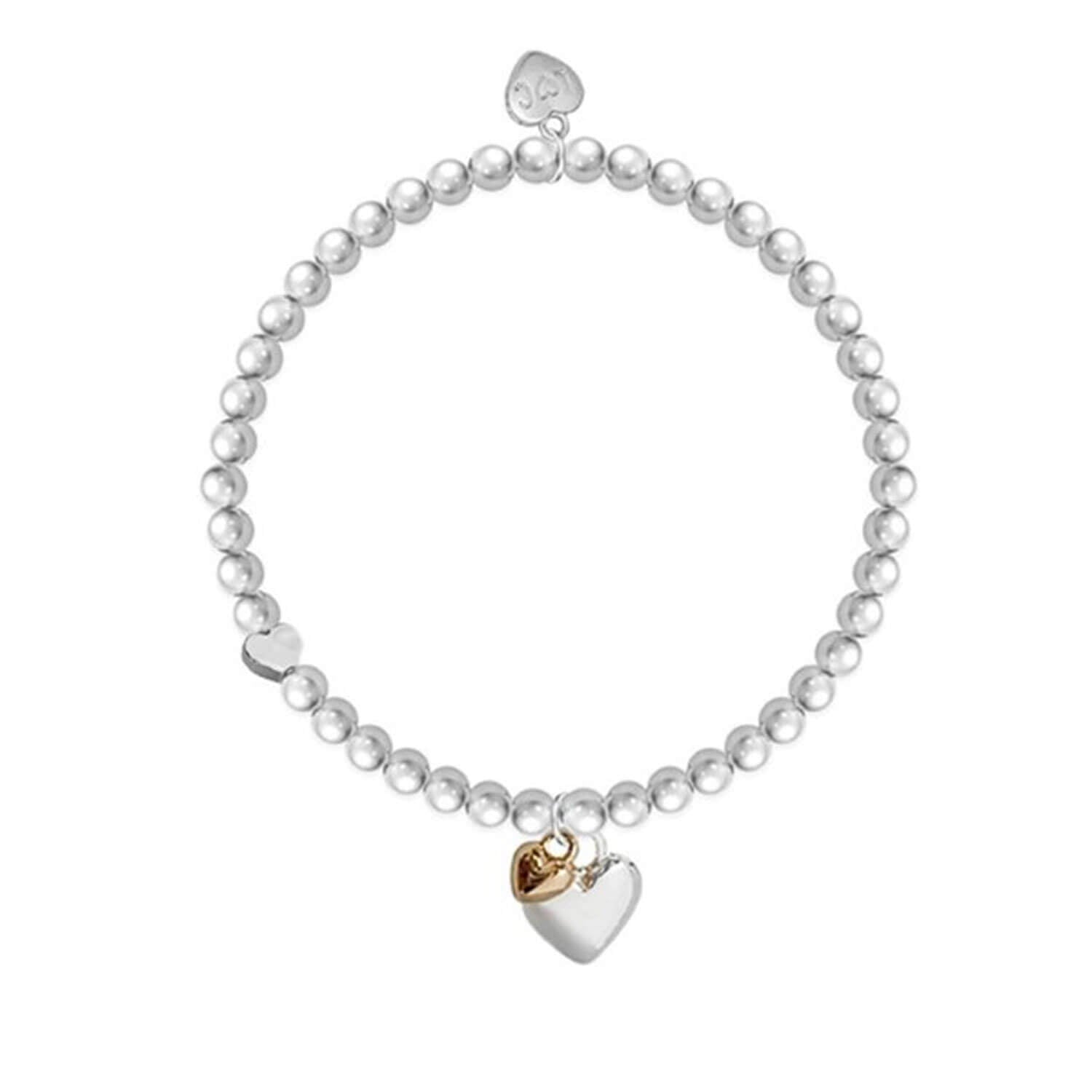 Happy Birthday Hearts Bracelet Silver – Shaws - Main Image