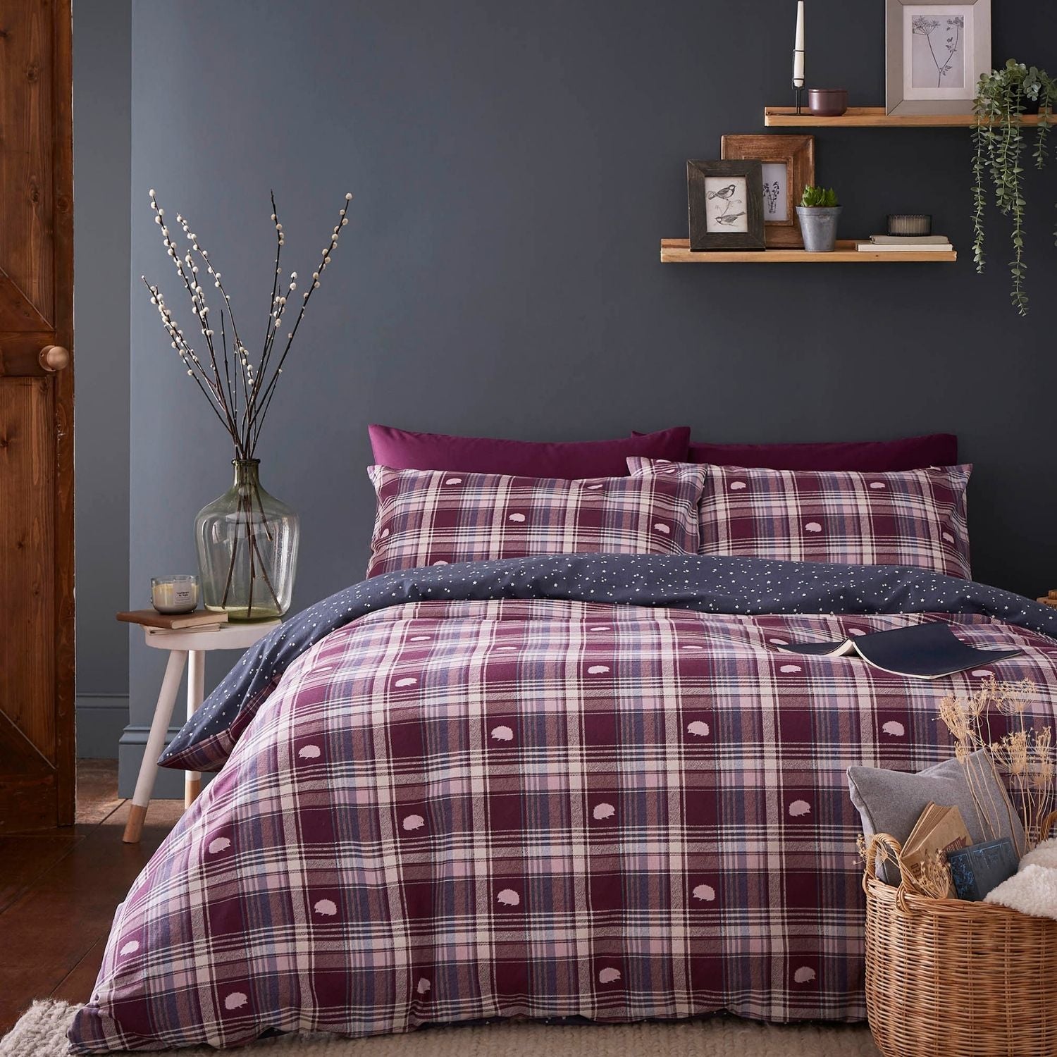 Fat Face Hibernating Hedgehogs Duvet Set 1 Shaws Department Stores