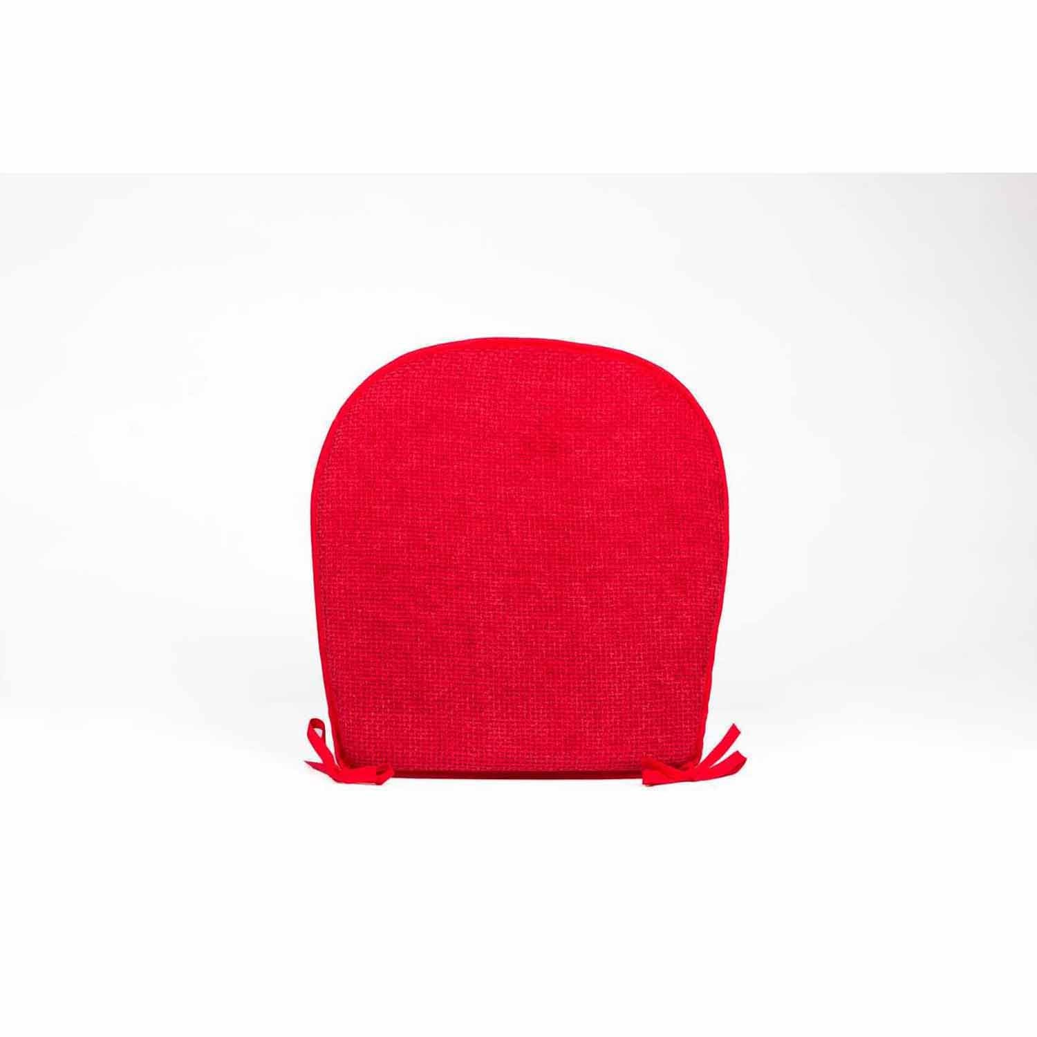 Home & Interiors Chenille Chair Pad - Red 1 Shaws Department Stores