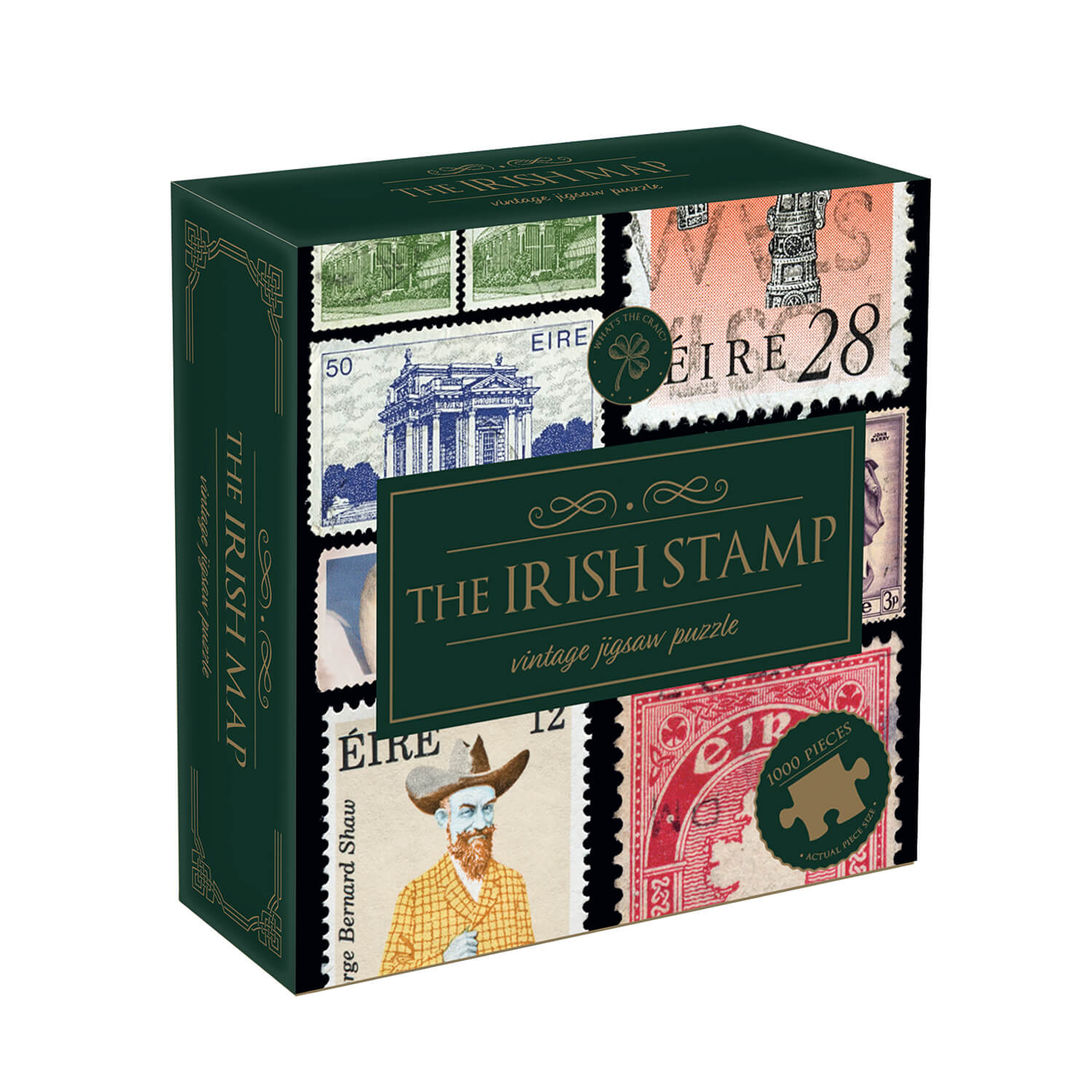 Irish Puzzle Company The Irish Stamp - 1000 Piece Vintage Jigsaw Puzzle 1 Shaws Department Stores