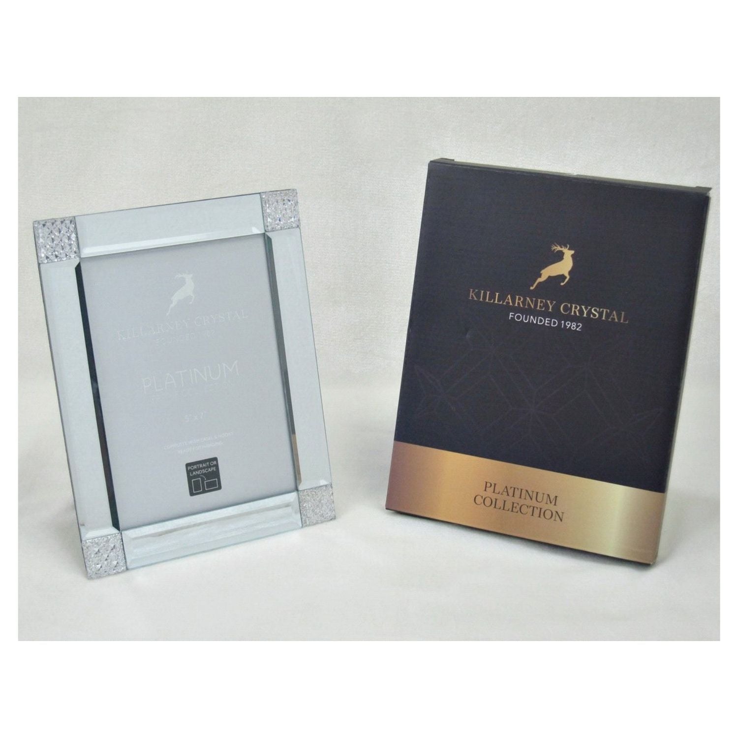 Killarney Crystal Platinum Photo Frame 5x7" 1 Shaws Department Stores