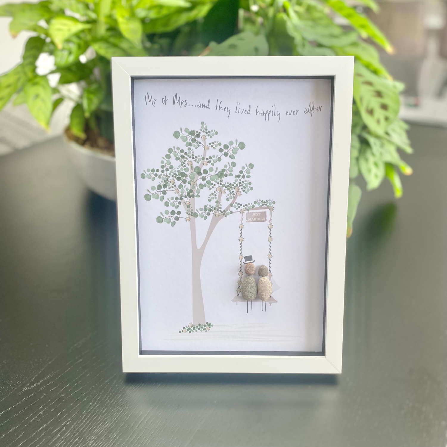 La De Da Pebble Picture Happily Ever After - A4 Size - White 1 Shaws Department Stores
