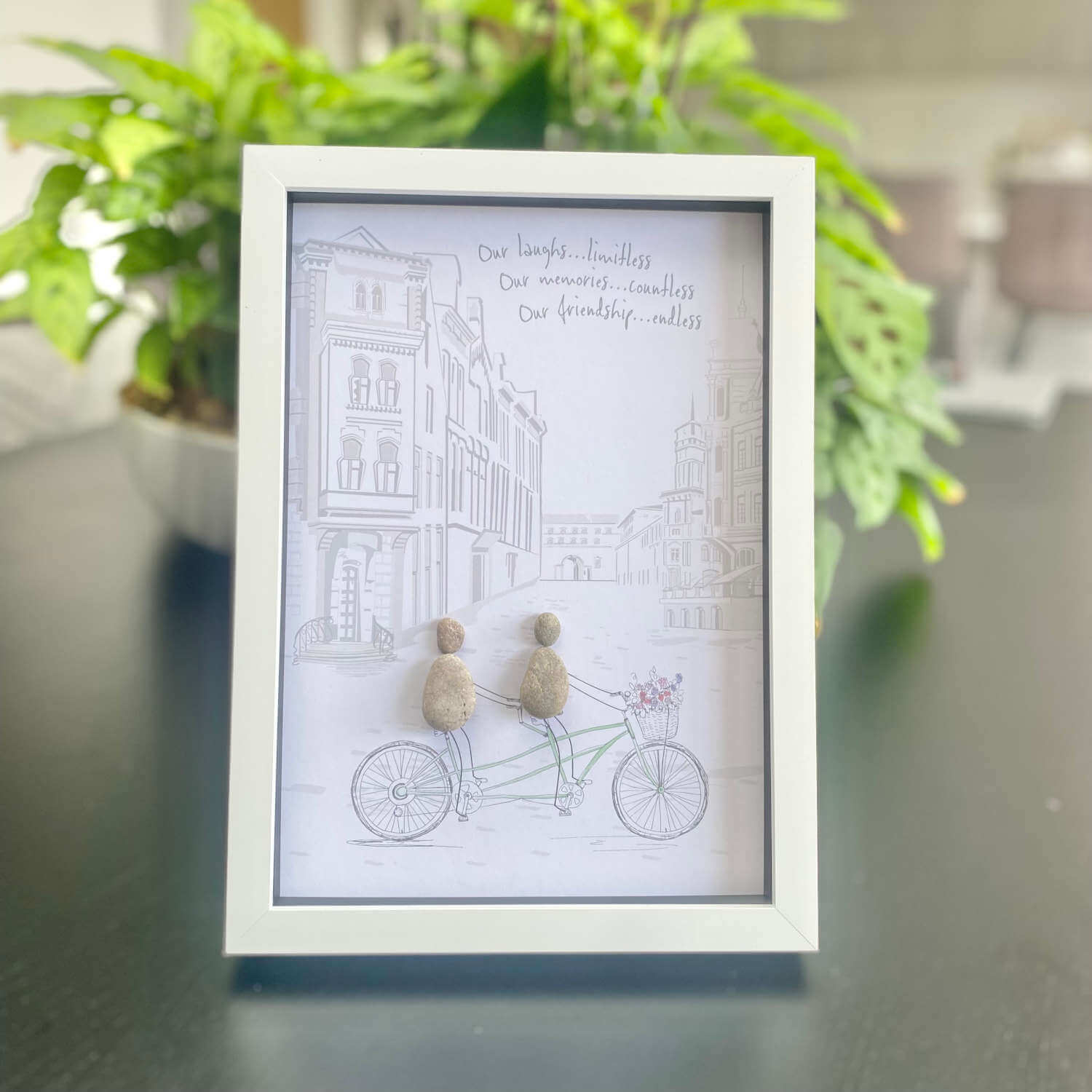 La De Da Pebble Picture Our Laughs Are Limitless - A4 Size - White 1 Shaws Department Stores