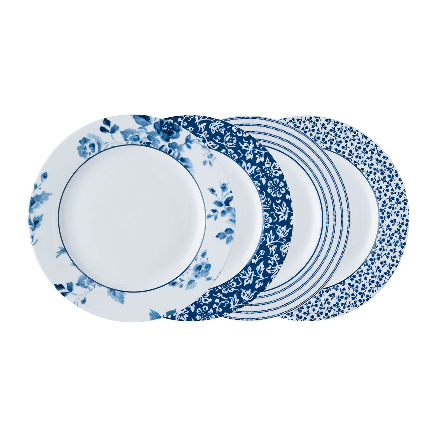 Laura Ashley Blueprint Collectables Set of 4 Plates - Multi 2 Shaws Department Stores