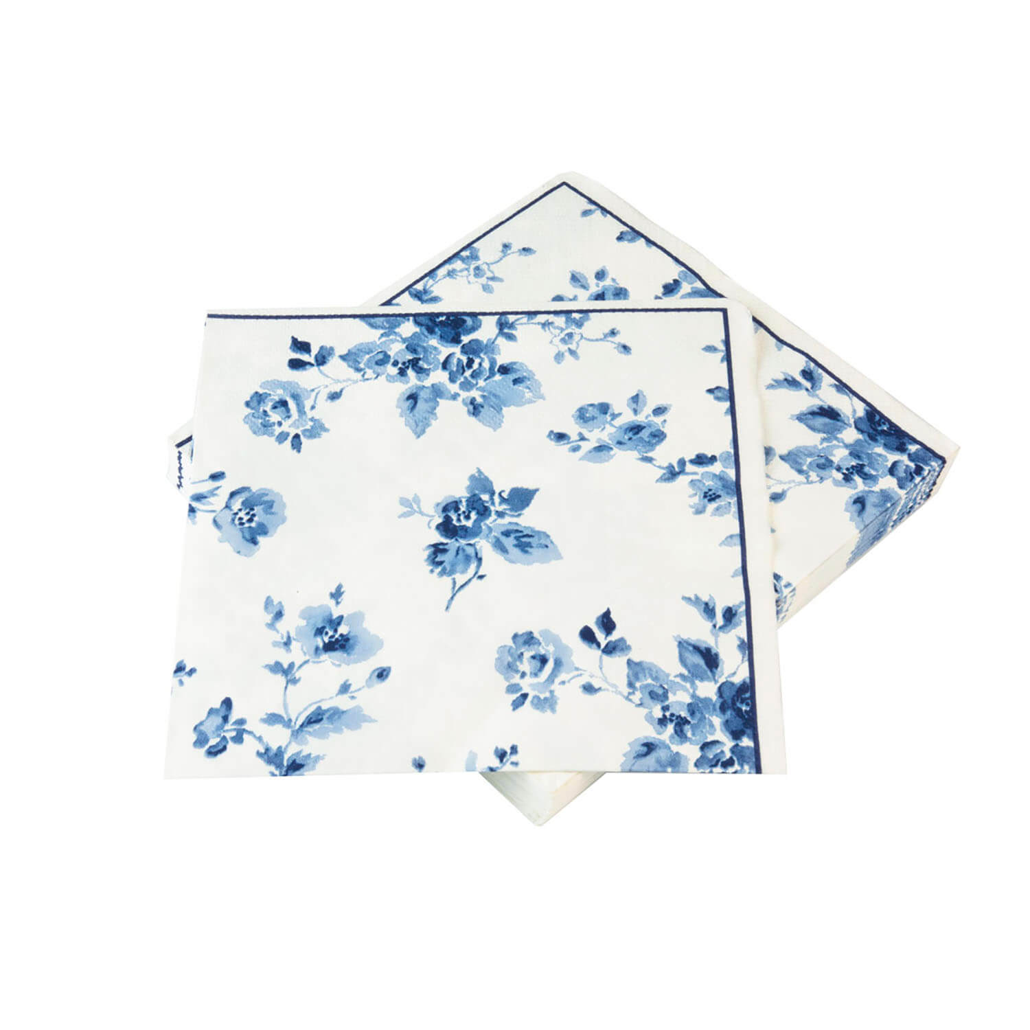 Laura Ashley Blueprint Collectables Set of 20 Napkins - China Rose 1 Shaws Department Stores