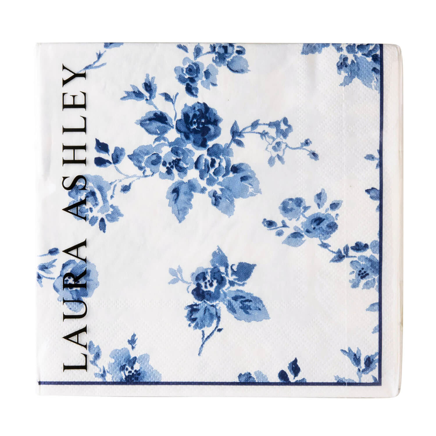 Laura Ashley Blueprint Collectables Set of 20 Napkins - China Rose 3 Shaws Department Stores
