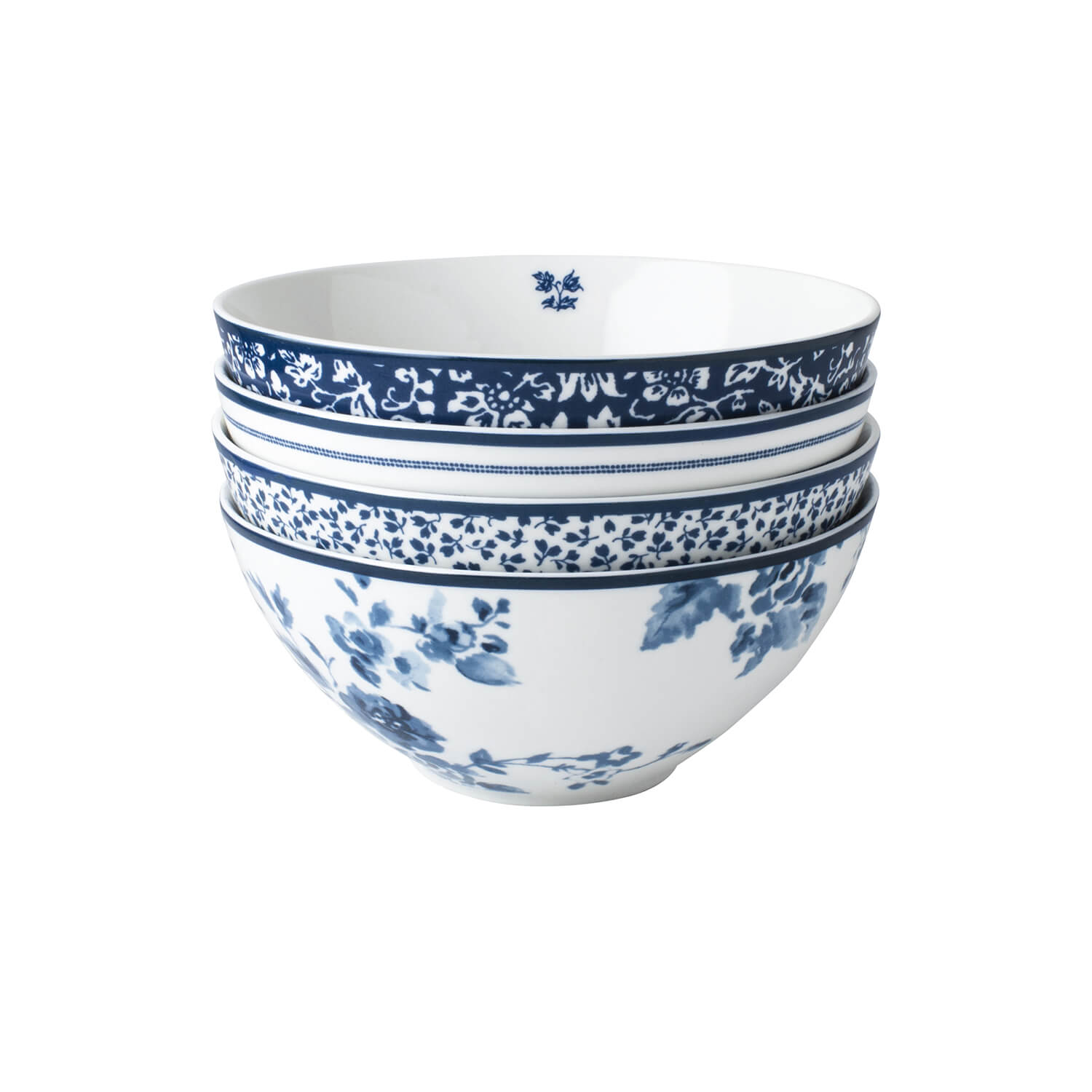 Laura Ashley Blueprint Collectables Set of 4 Bowls - 16cm 2 Shaws Department Stores