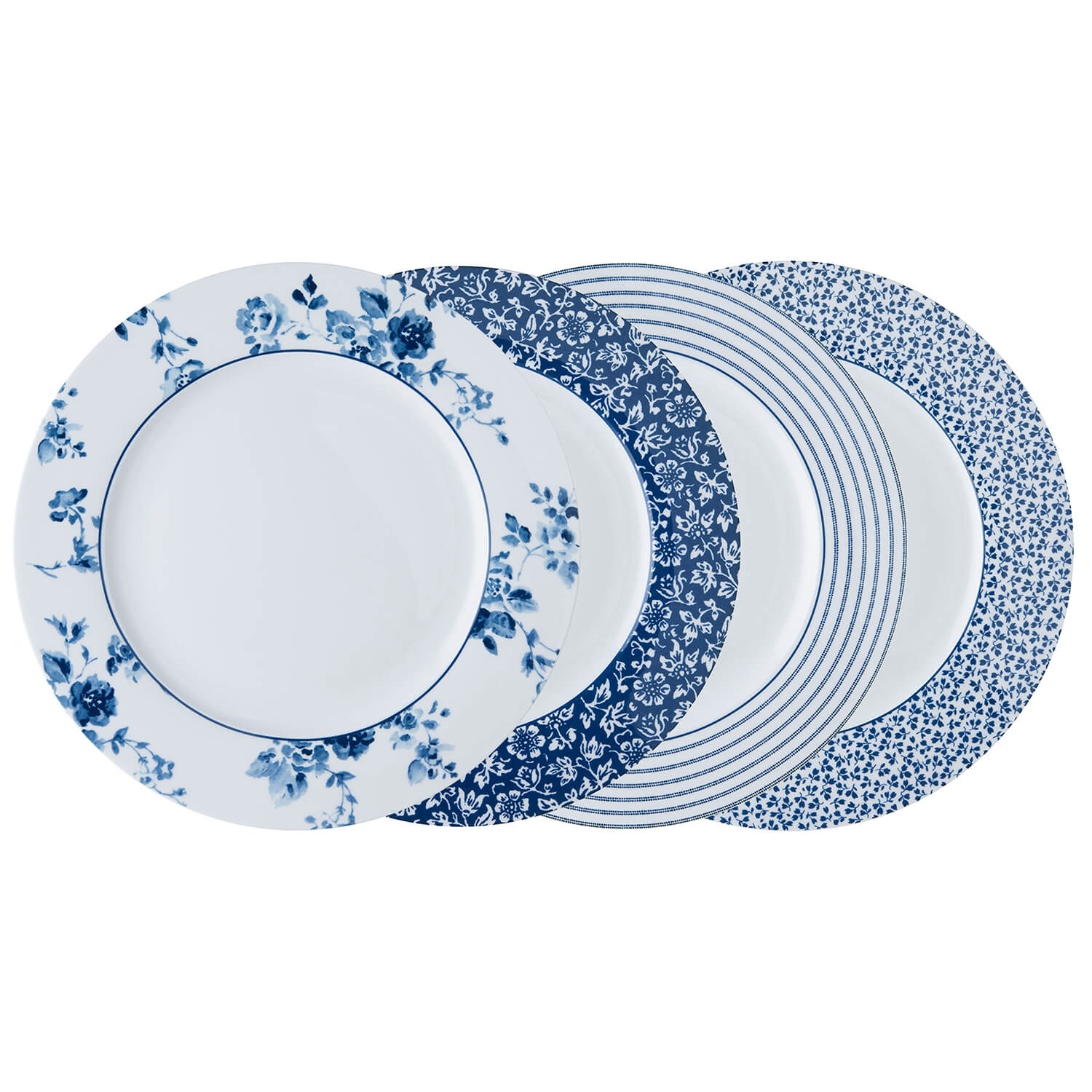 Laura Ashley Blueprint Collectables Set of 4 Plates 2 Shaws Department Stores