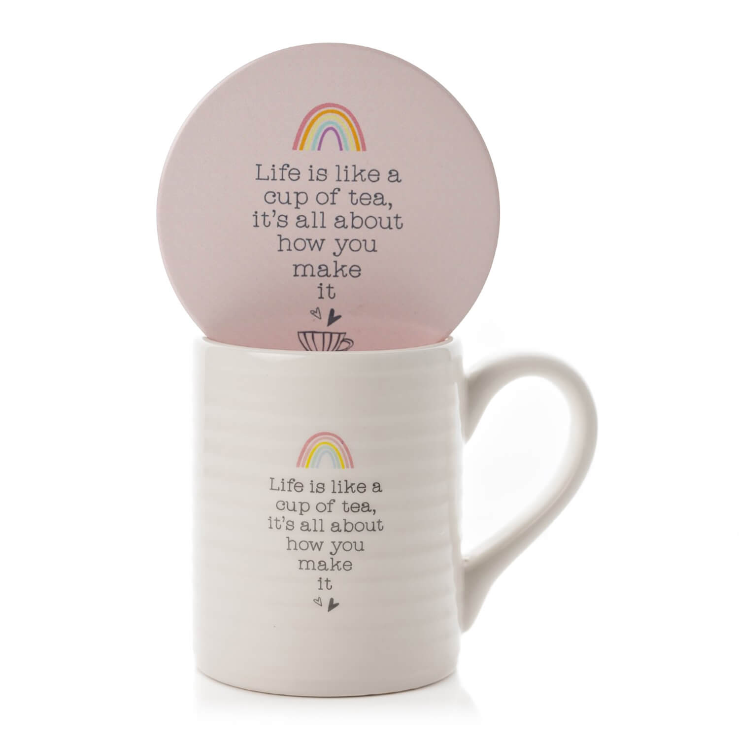 Love Life Life is Like Mug & Coaster Set 1 Shaws Department Stores