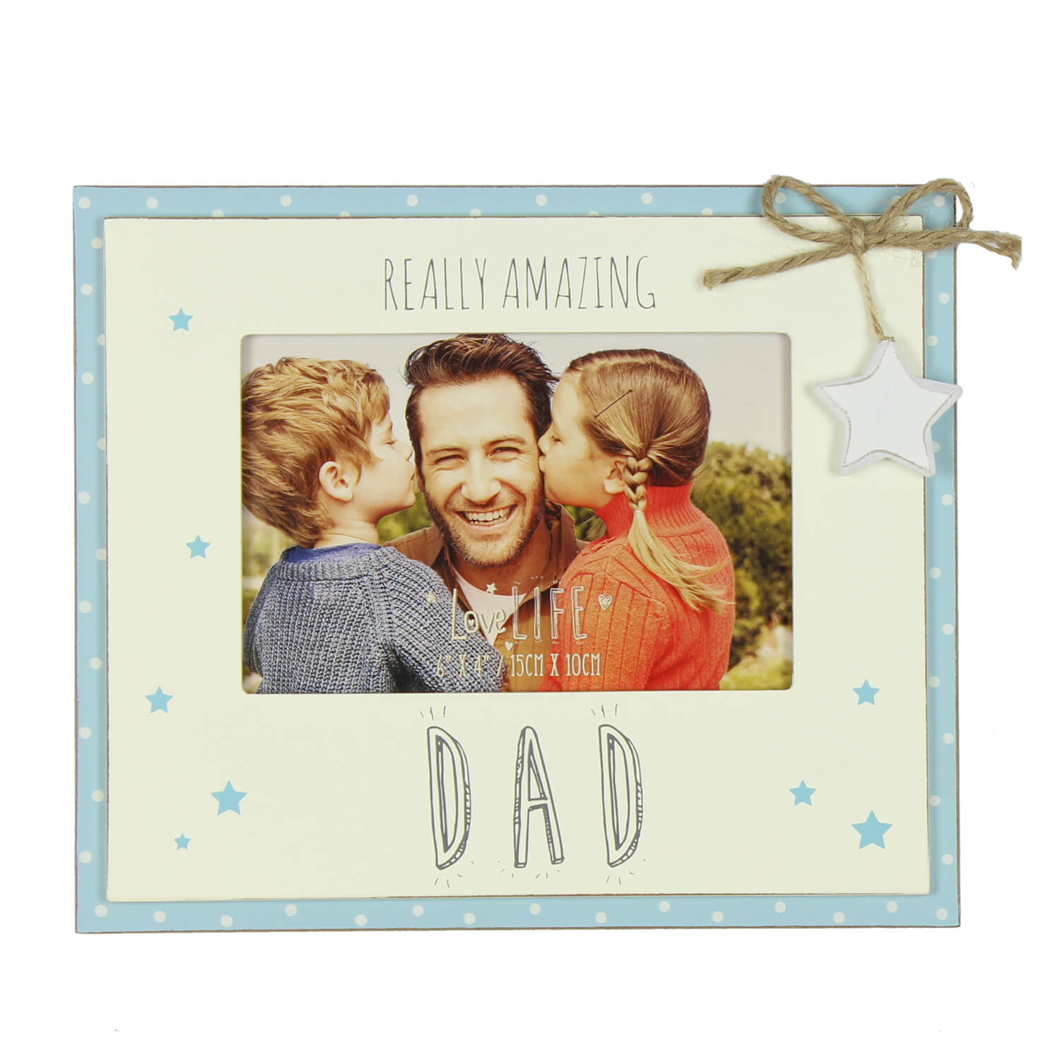 Love Life Amazing Dad Photo Frame 4" x 6" 1 Shaws Department Stores