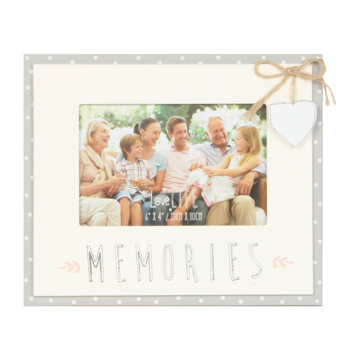 Love Life Memories Photo Frame 4" x 6" 1 Shaws Department Stores