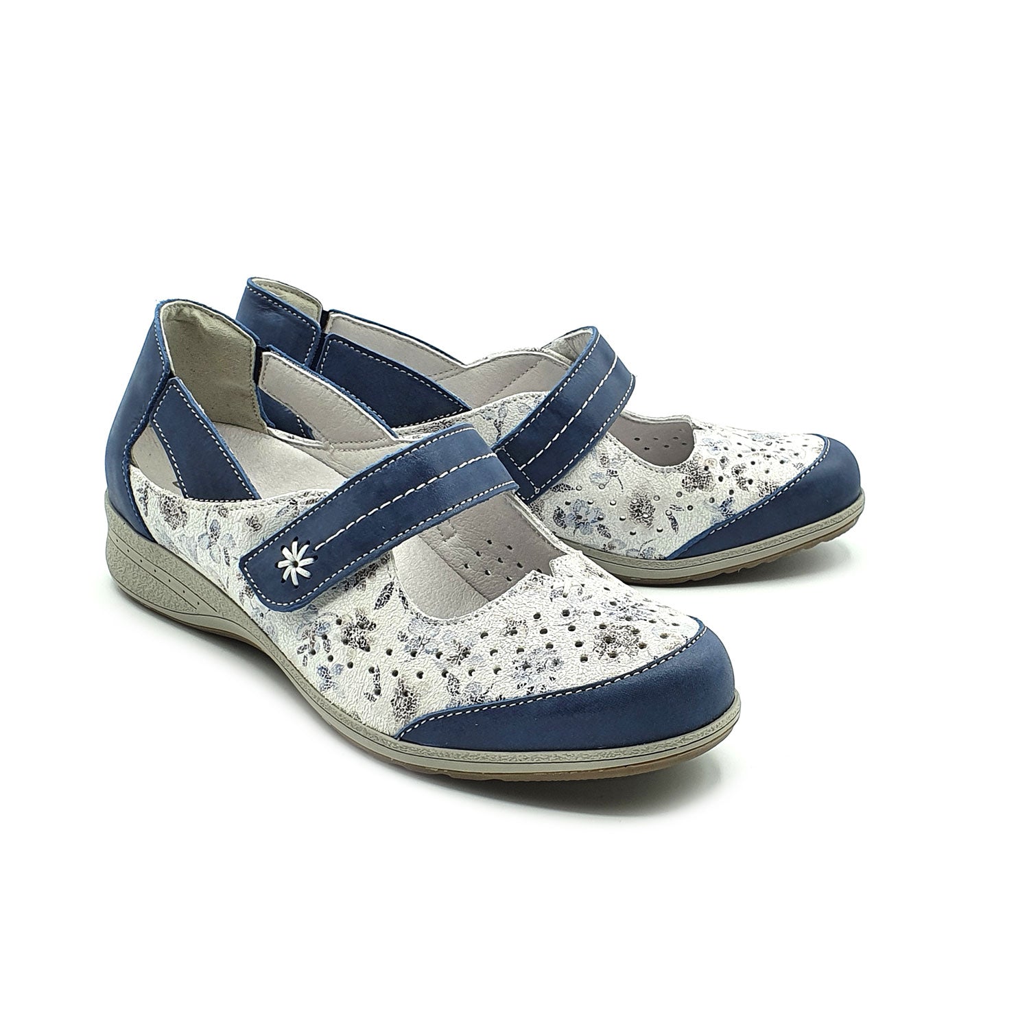 Suave footwear Mary Jane Shoe - Blue 1 Shaws Department Stores