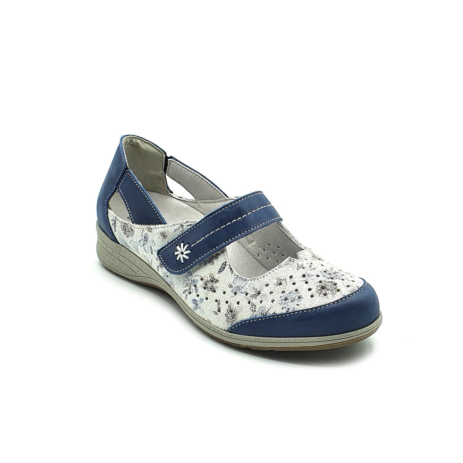 Suave footwear Mary Jane Shoe - Blue 3 Shaws Department Stores