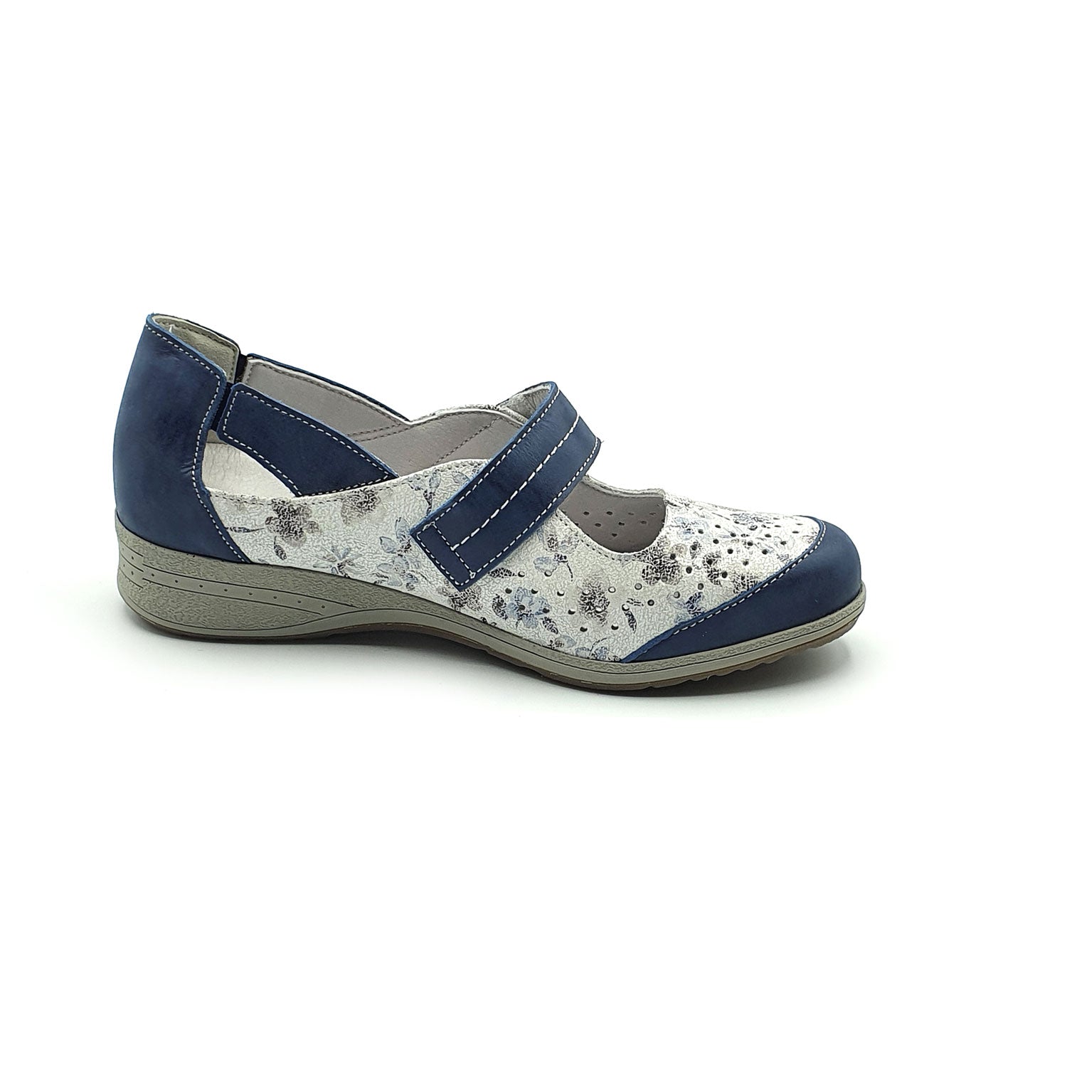 Suave footwear Mary Jane Shoe - Blue 2 Shaws Department Stores