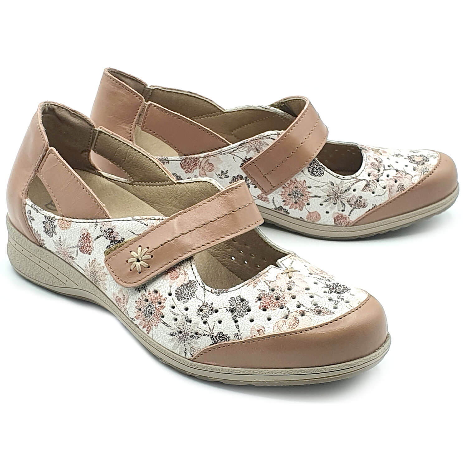 Suave footwear Mary Jane Shoe - Sand 1 Shaws Department Stores