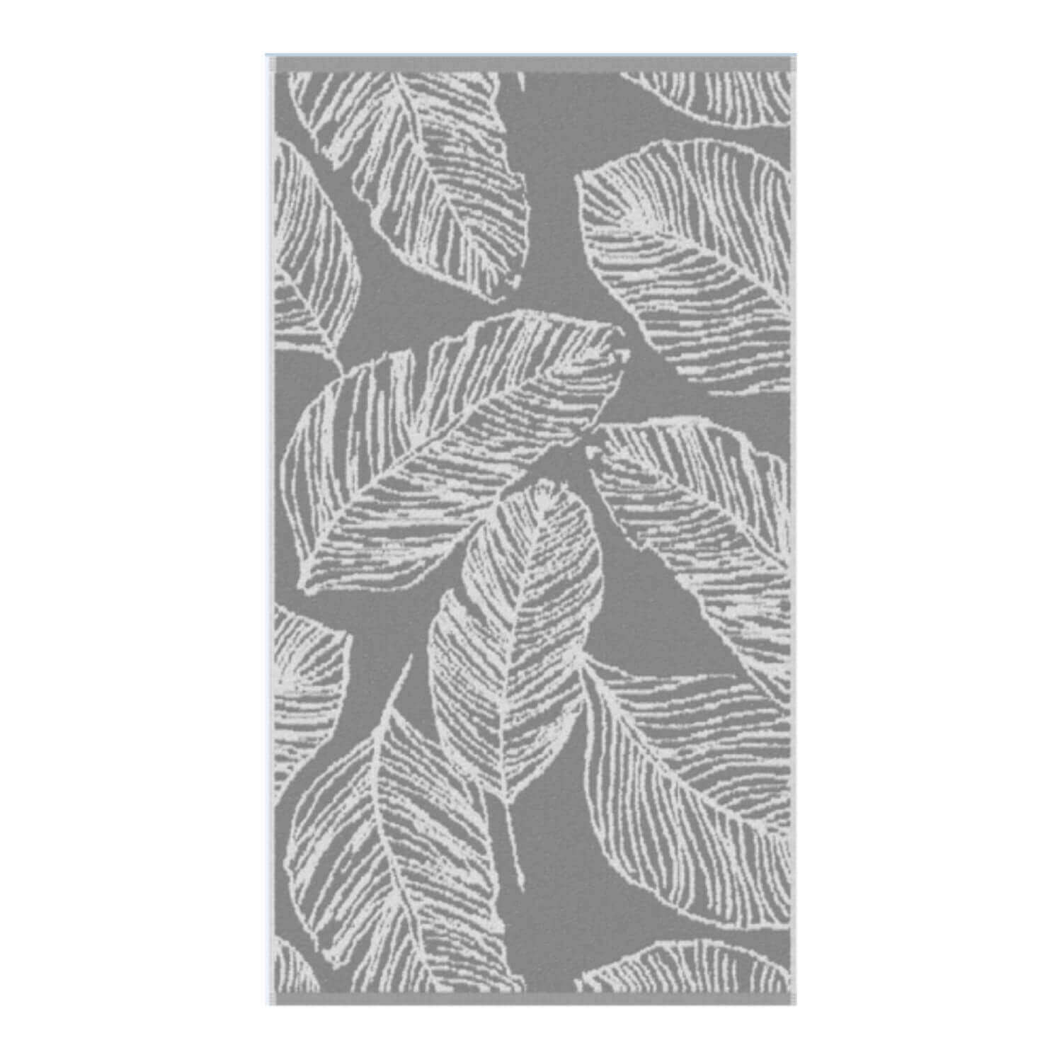 The Home Bathroom Matteo Jacquard Bath Towel - Grey 1 Shaws Department Stores
