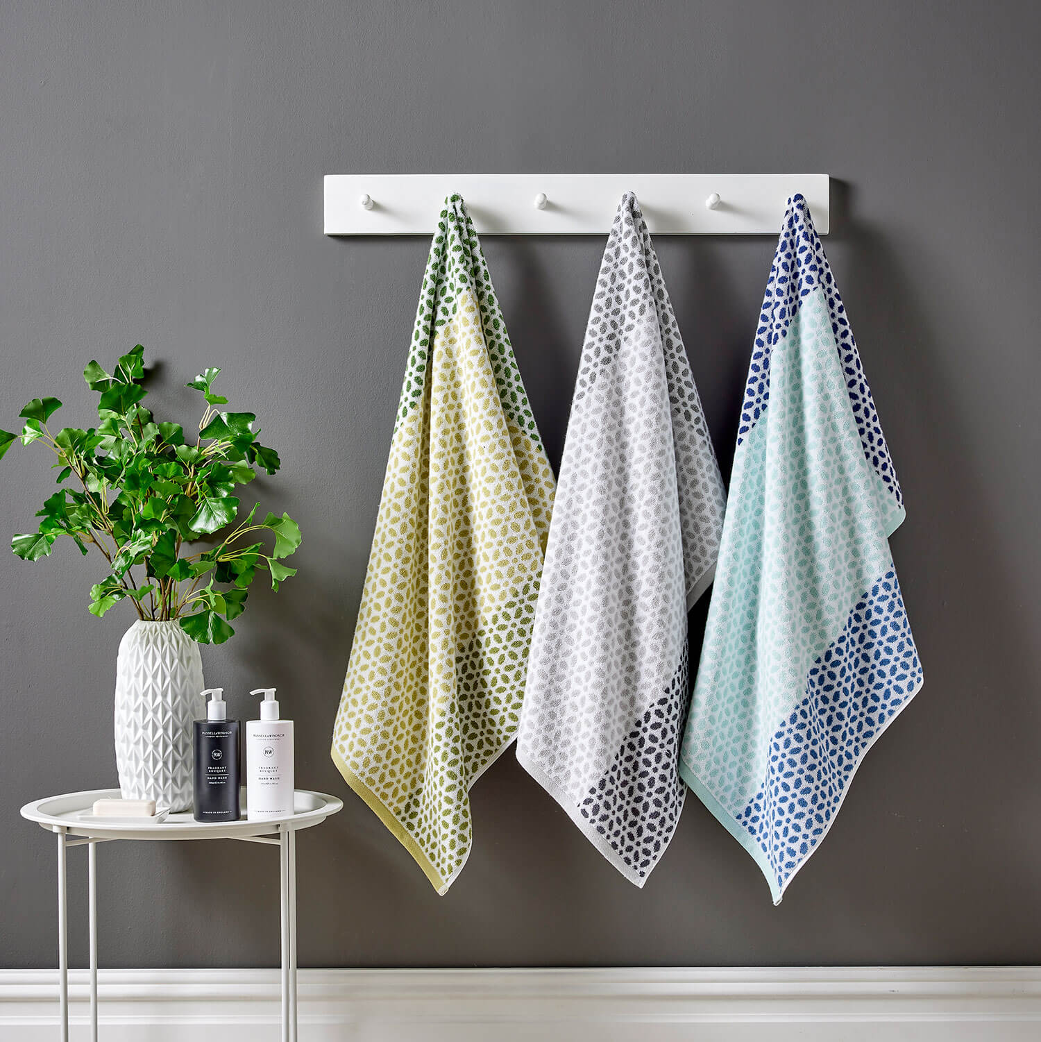 Christy Midori Bath Sheet - Blue 2 Shaws Department Stores