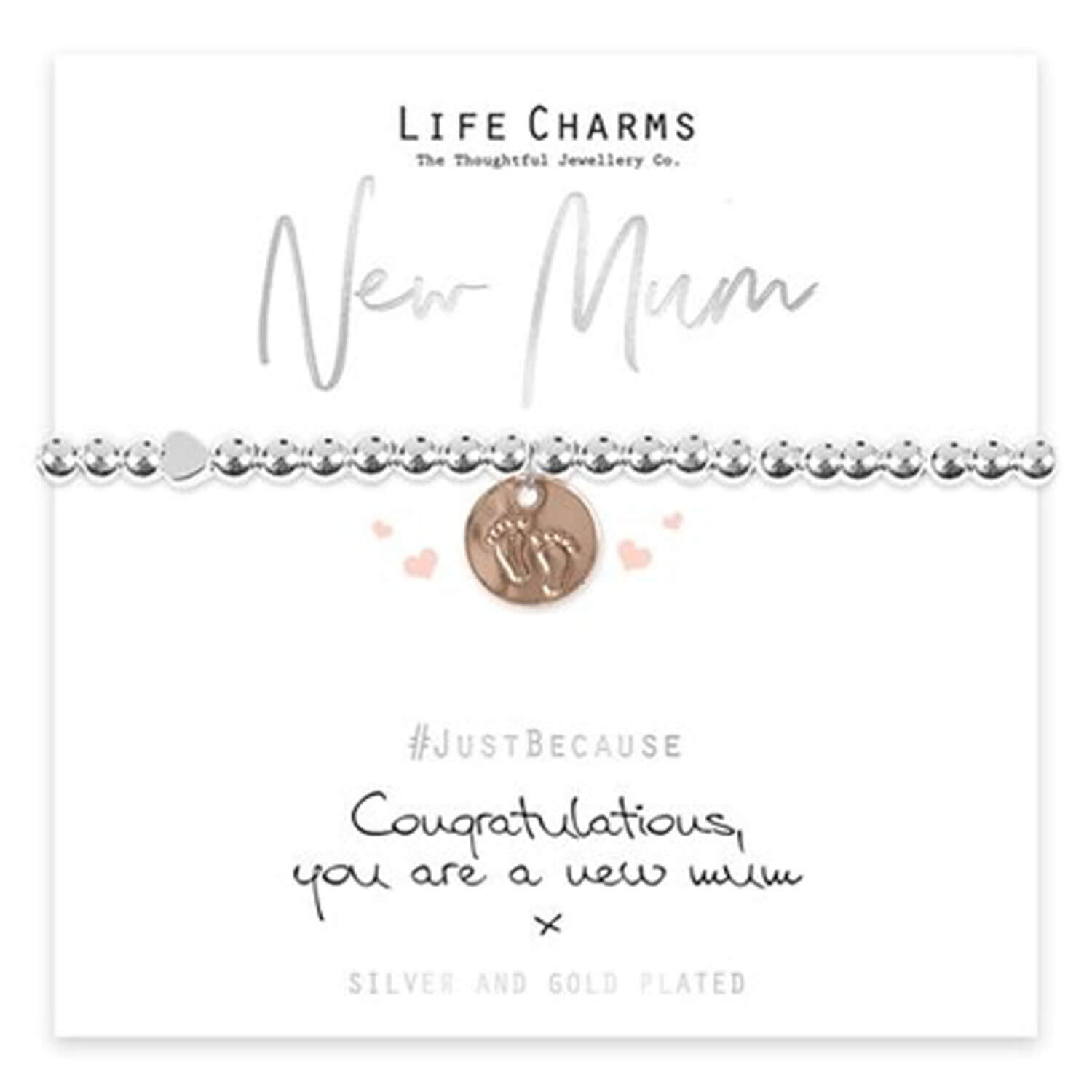 Life Charms You Are A New Mum - Silver 2 Shaws Department Stores