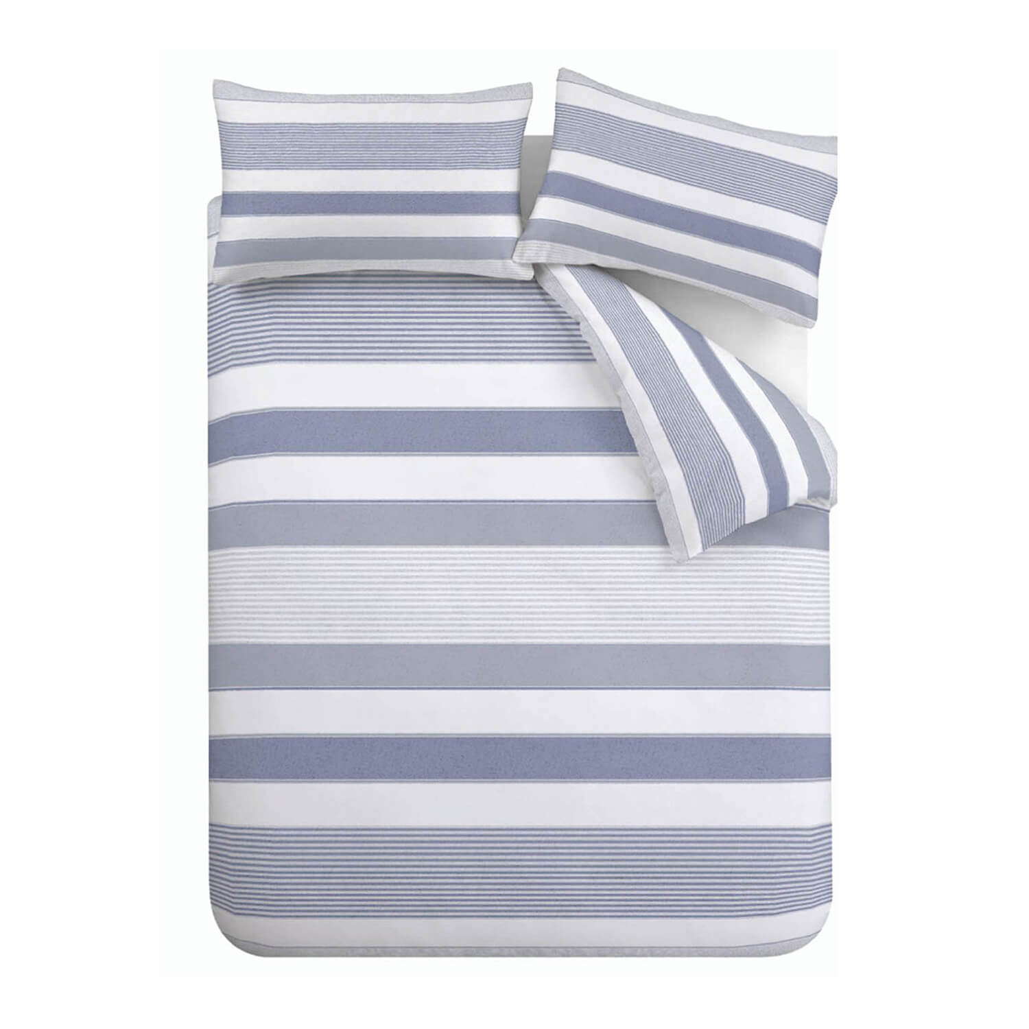 Catherine Lansfield Newquay Stripe Duvet Cover Set 2 Shaws Department Stores