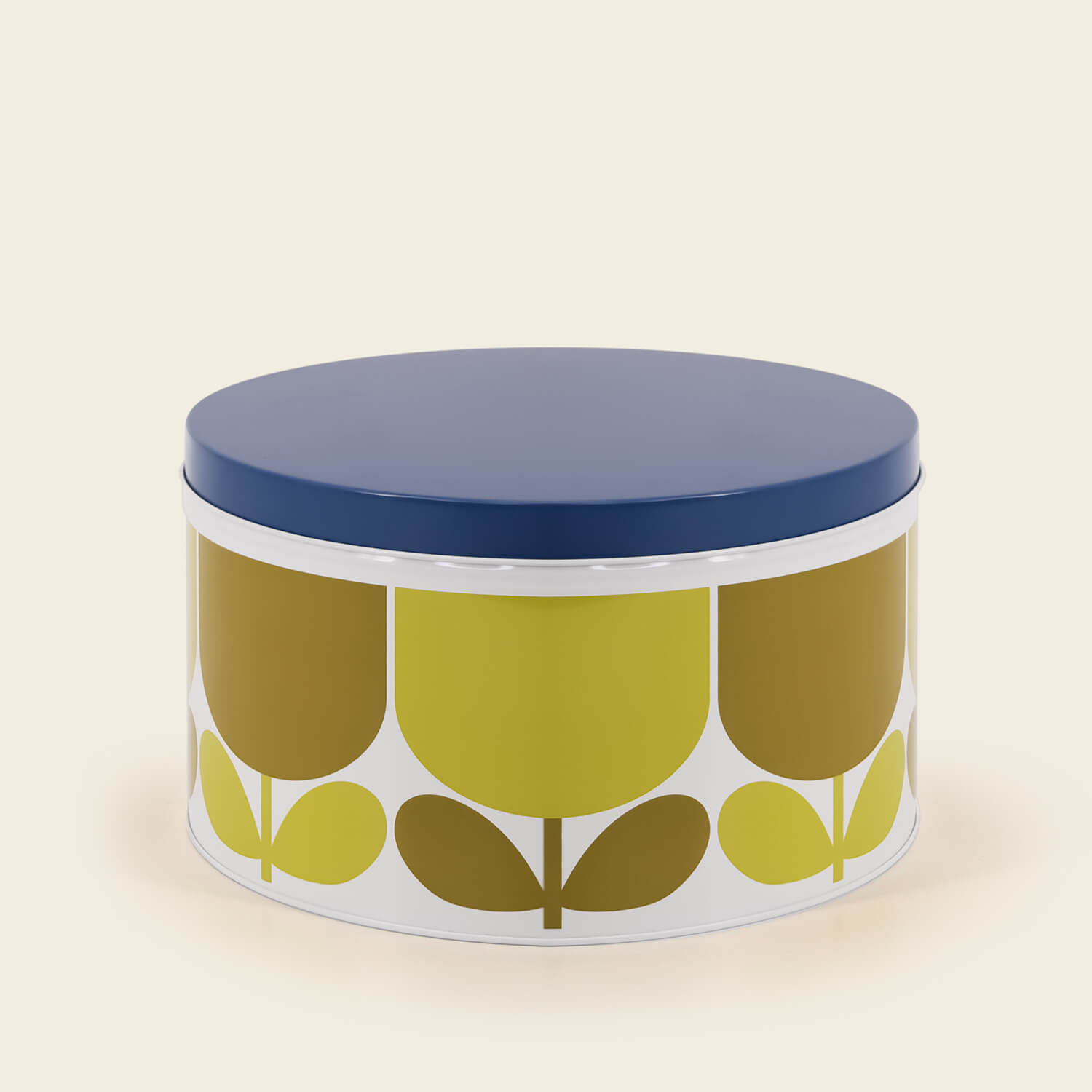 Orla Kiely Set of 3 Nesting Cake Tins - Blue & Green 3 Shaws Department Stores