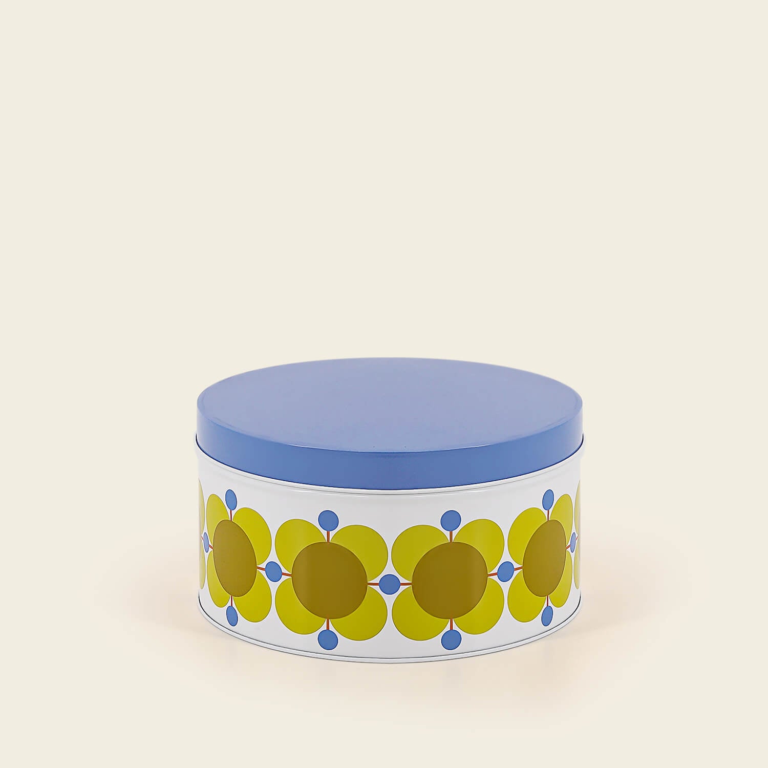 Orla Kiely Set of 3 Nesting Cake Tins - Blue & Green 2 Shaws Department Stores