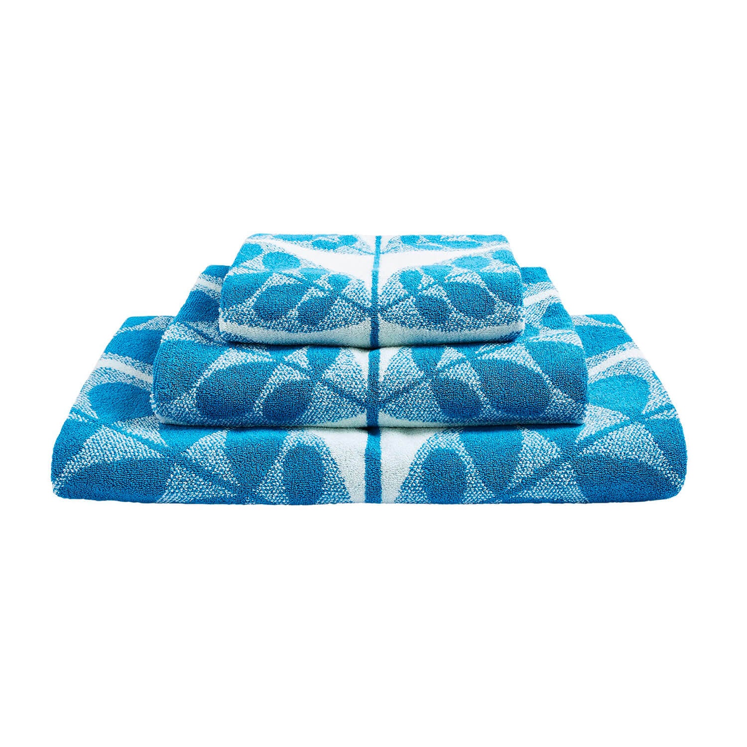 Orla Kiely Botanica Stem Bath Sheet - Marine 1 Shaws Department Stores